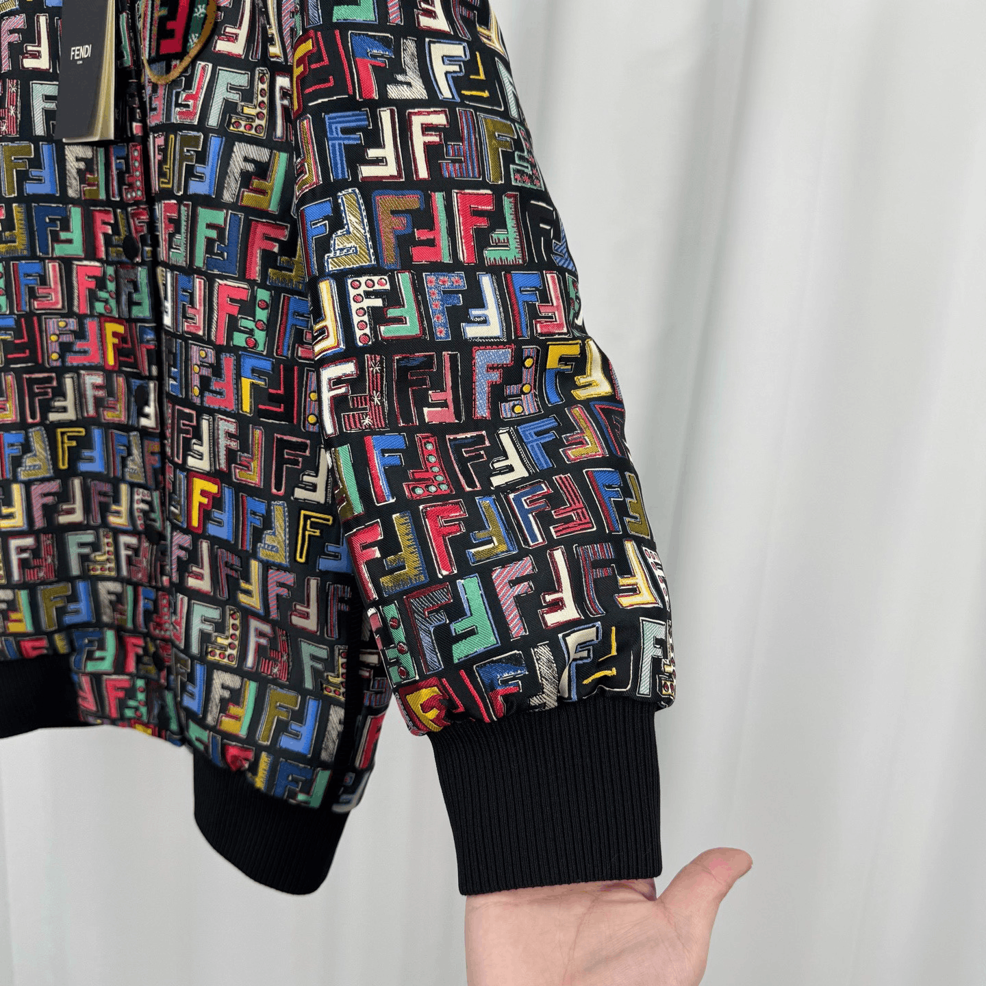 Fendi Fendi Monogram Embroidered Rivet Letter Jacket Size S / US 4 / IT 40 - 4 Thumbnail