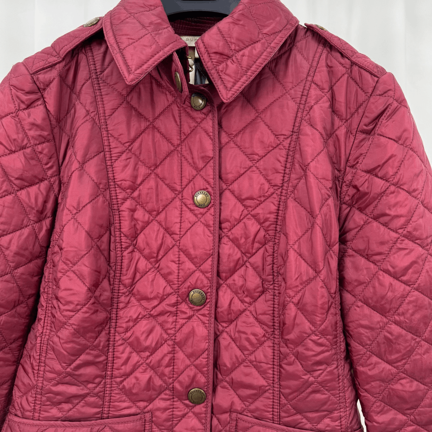 Burberry Burberry Quilted Check Cotton Jacket Size XS / US 0-2 / IT 36-38 - 3 Thumbnail
