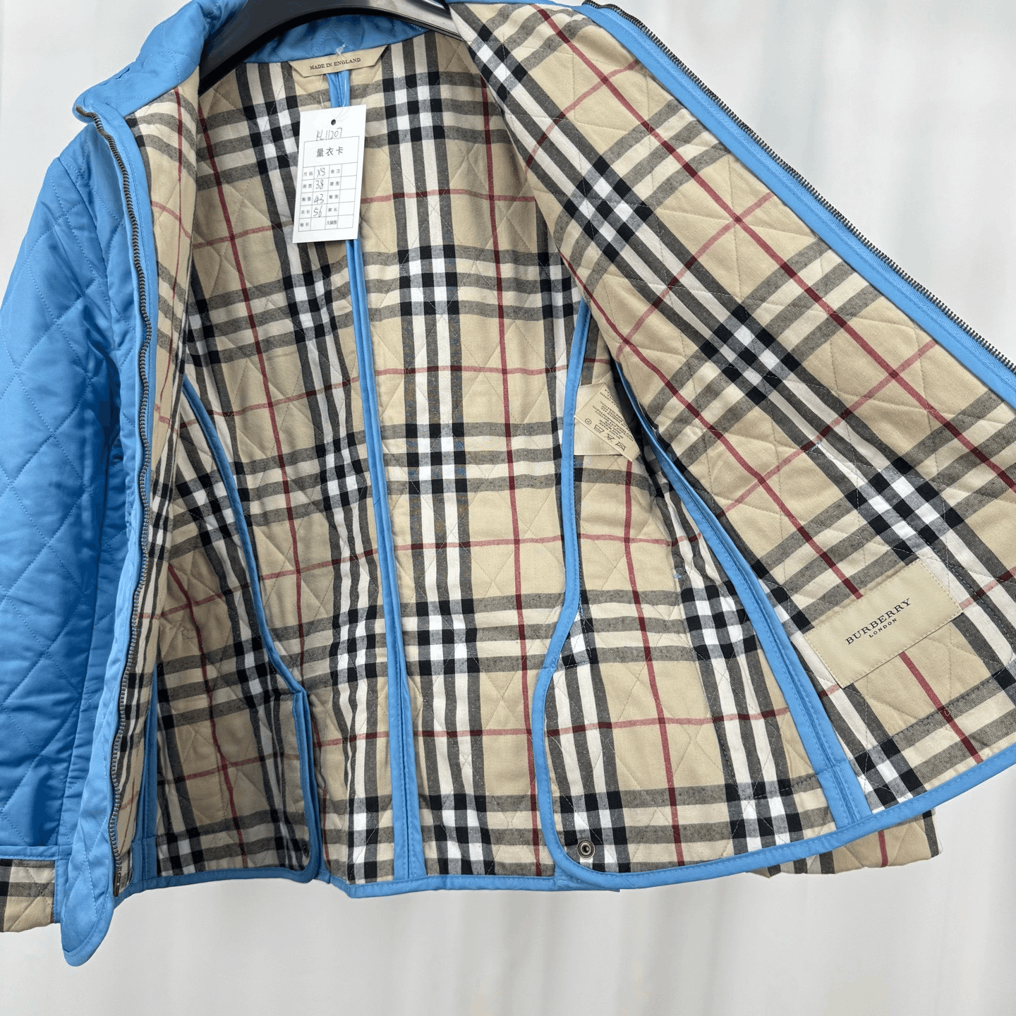 Burberry Burberry Quilted Check Lining Cotton Jacket Size XS / US 0-2 / IT 36-38 - 5 Thumbnail