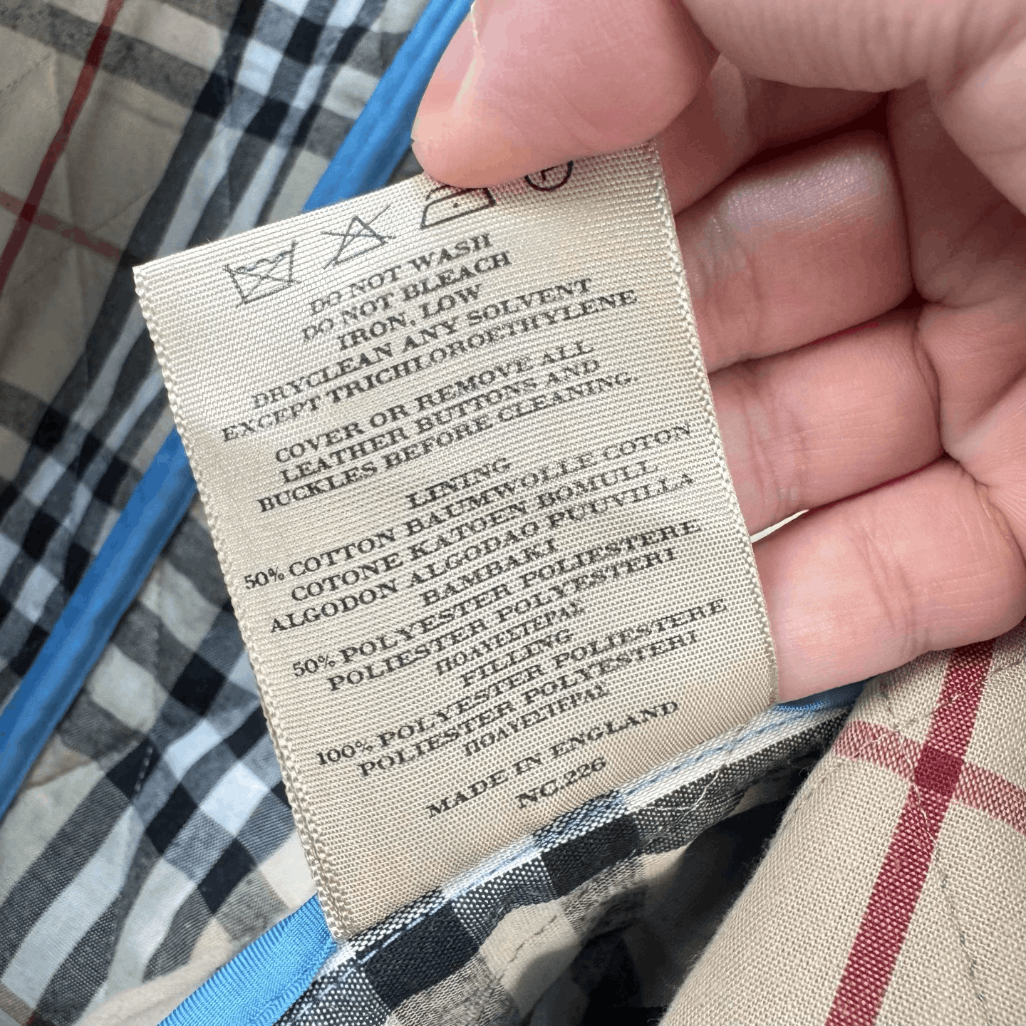 Burberry Burberry Quilted Check Lining Cotton Jacket Size XS / US 0-2 / IT 36-38 - 7 Thumbnail
