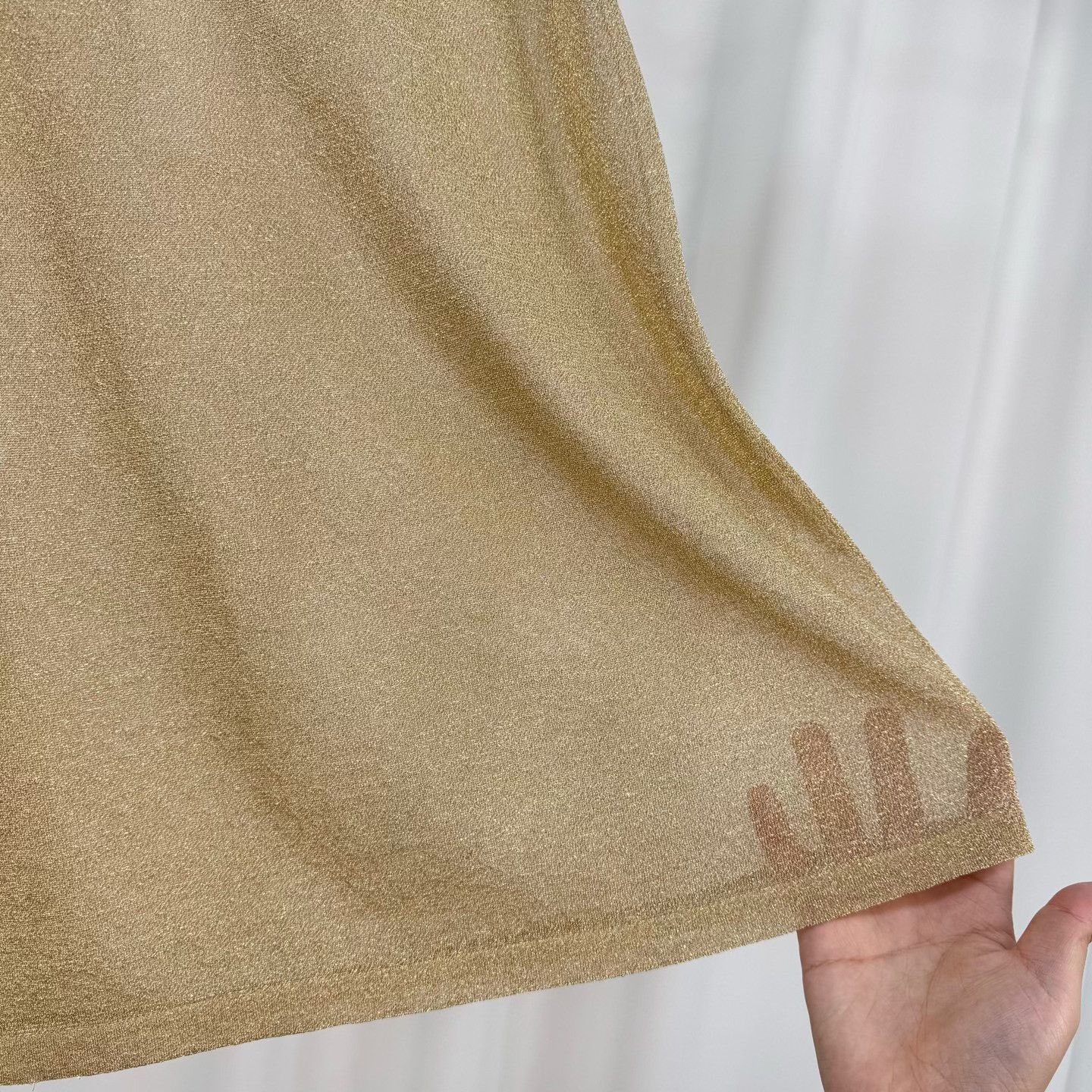 Miu Miu Miu Miu Embroidered Gold Thread Skirt Size 40" / US 18 - 4 Thumbnail