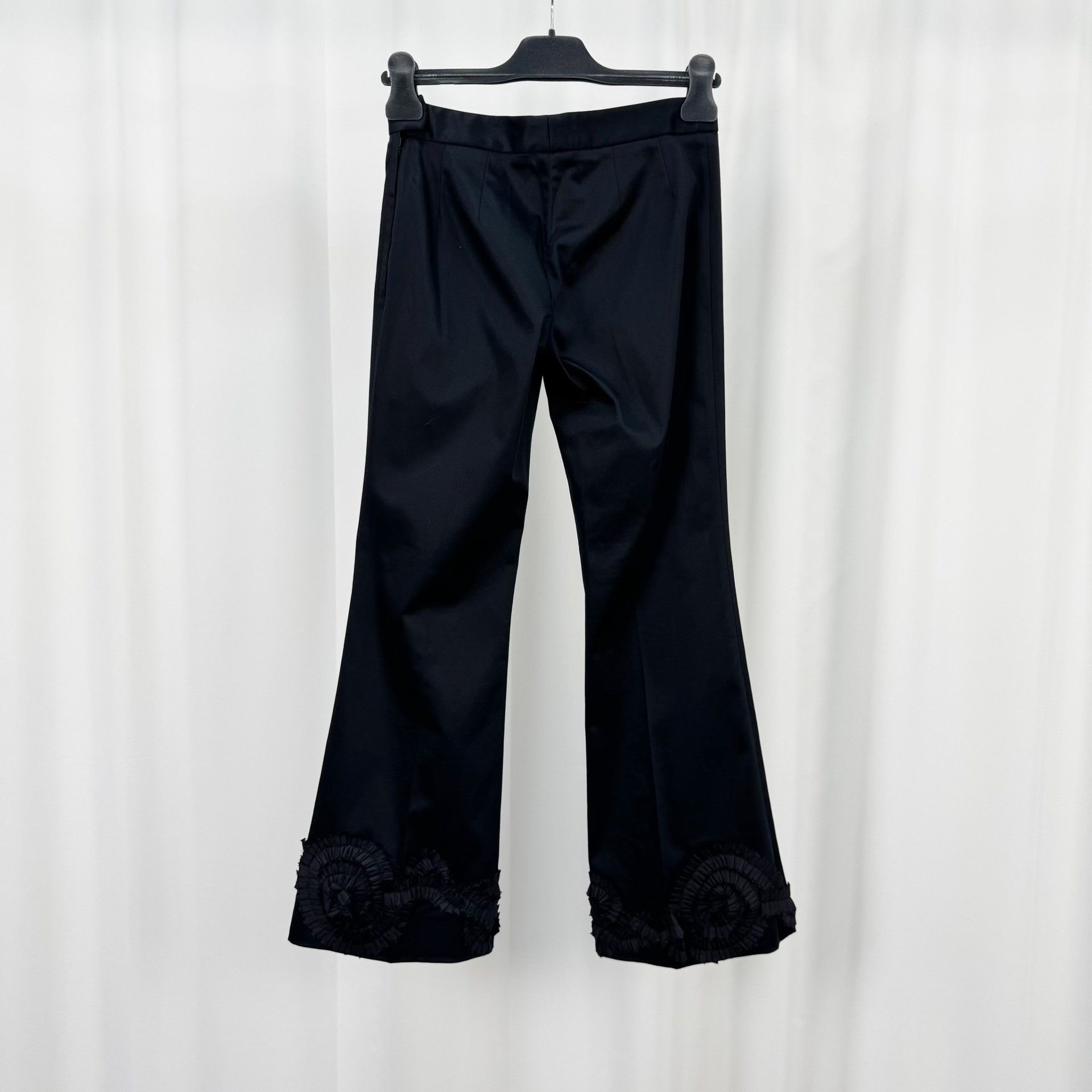 Miu Miu Miu Miu Lace Trim Casual Pants Size 36" / US 14 / IT 50 - 2 Thumbnail