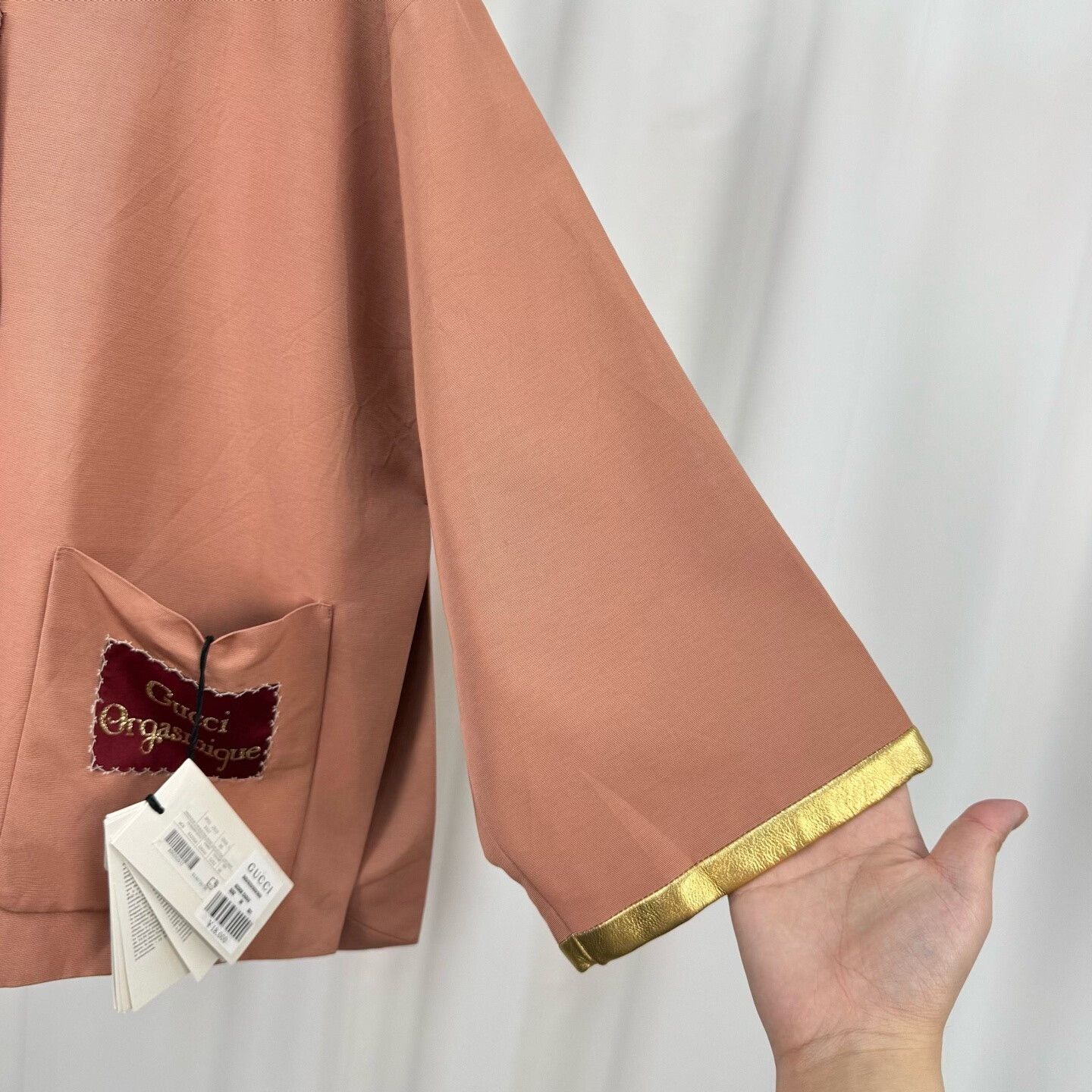 Gucci Gucci Gold Thread Embroidery Letter Slogan Coat Size S / US 4 / IT 40 - 4 Thumbnail