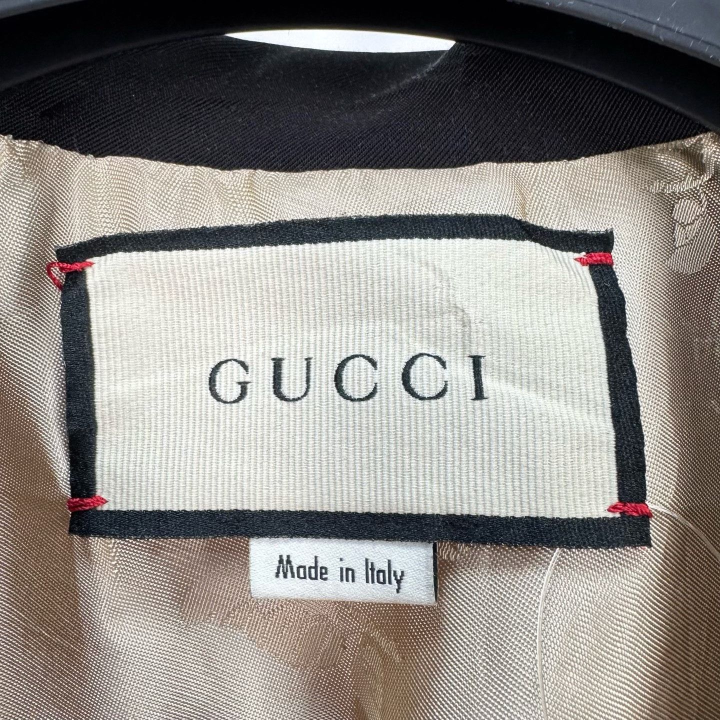 Gucci Gucci Gold Thread Embroidery Letter Slogan Coat Size S / US 4 / IT 40 - 7 Thumbnail