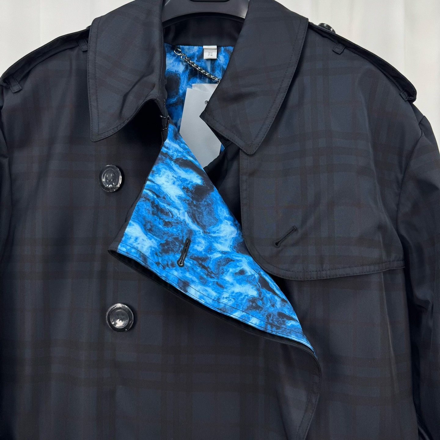 Burberry Burberry Tie-Dye Trench Coat Check Lining Size XXS / US 00 / IT 34 - 3 Thumbnail