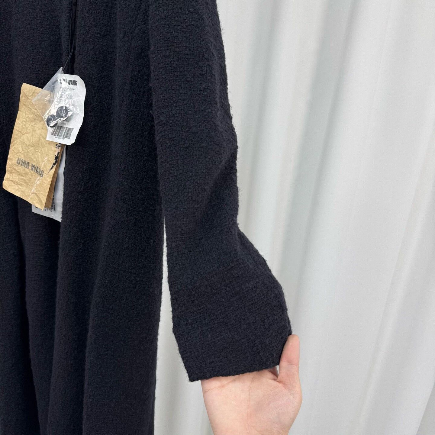 Uma Wang Uma Wang Black Cashmere Coat Size S / US 4 / IT 40 - 4 Thumbnail