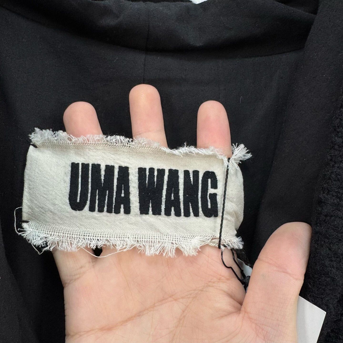 Uma Wang Uma Wang Black Cashmere Coat Size S / US 4 / IT 40 - 5 Thumbnail