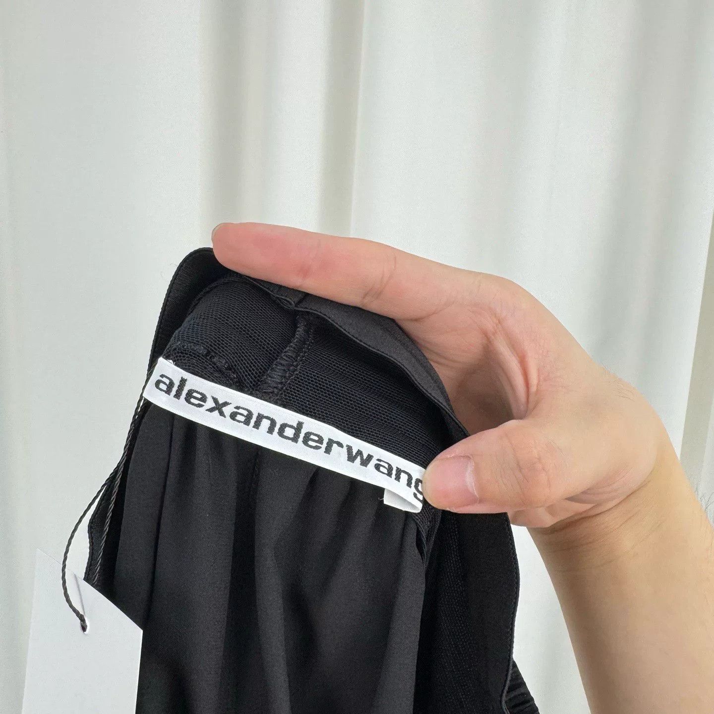 Alexander Wang Alexander Wang New Embroidered Mesh Satin Shorts Size 22" - 5 Thumbnail