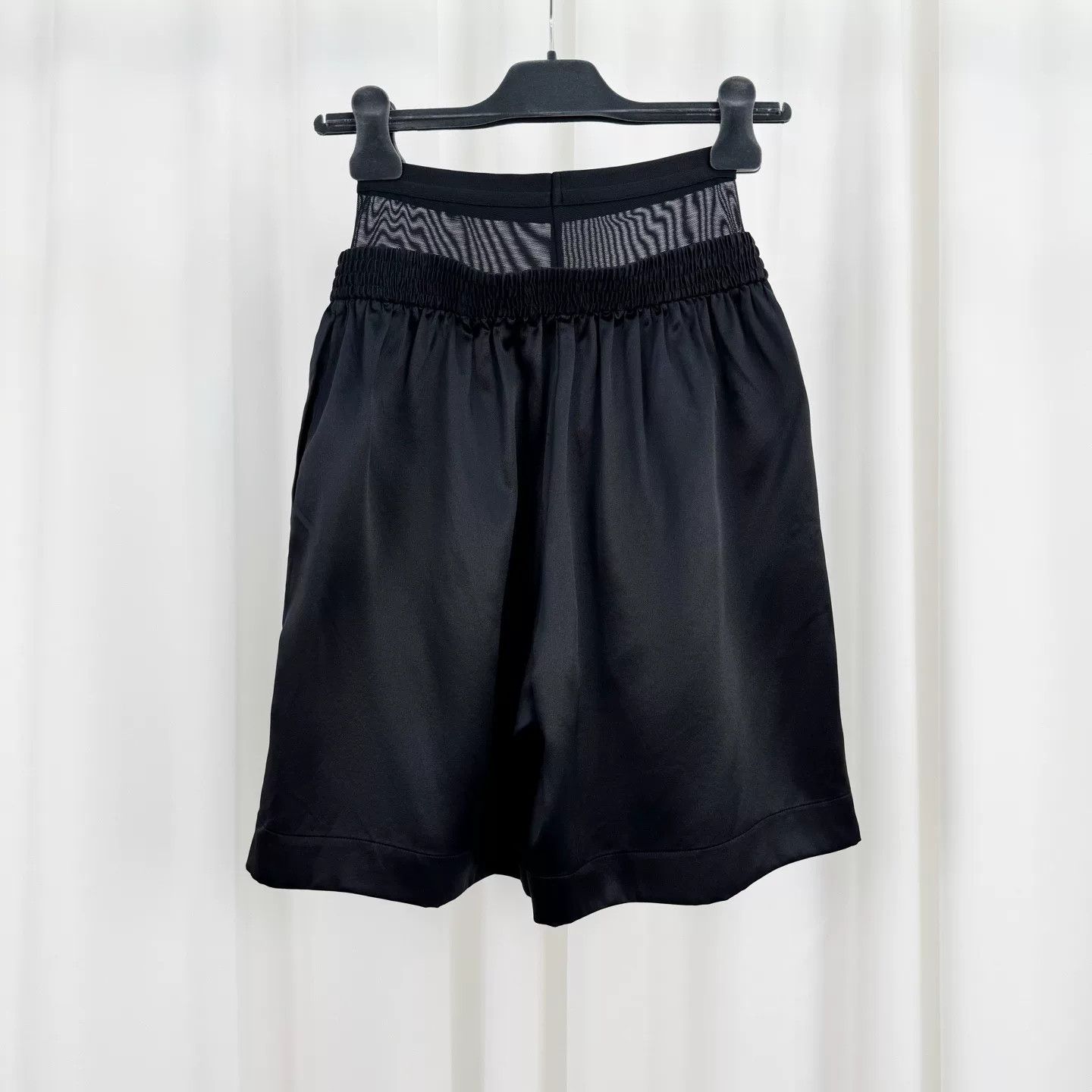 Alexander Wang Alexander Wang New Embroidered Mesh Satin Shorts Size 22" - 2 Thumbnail