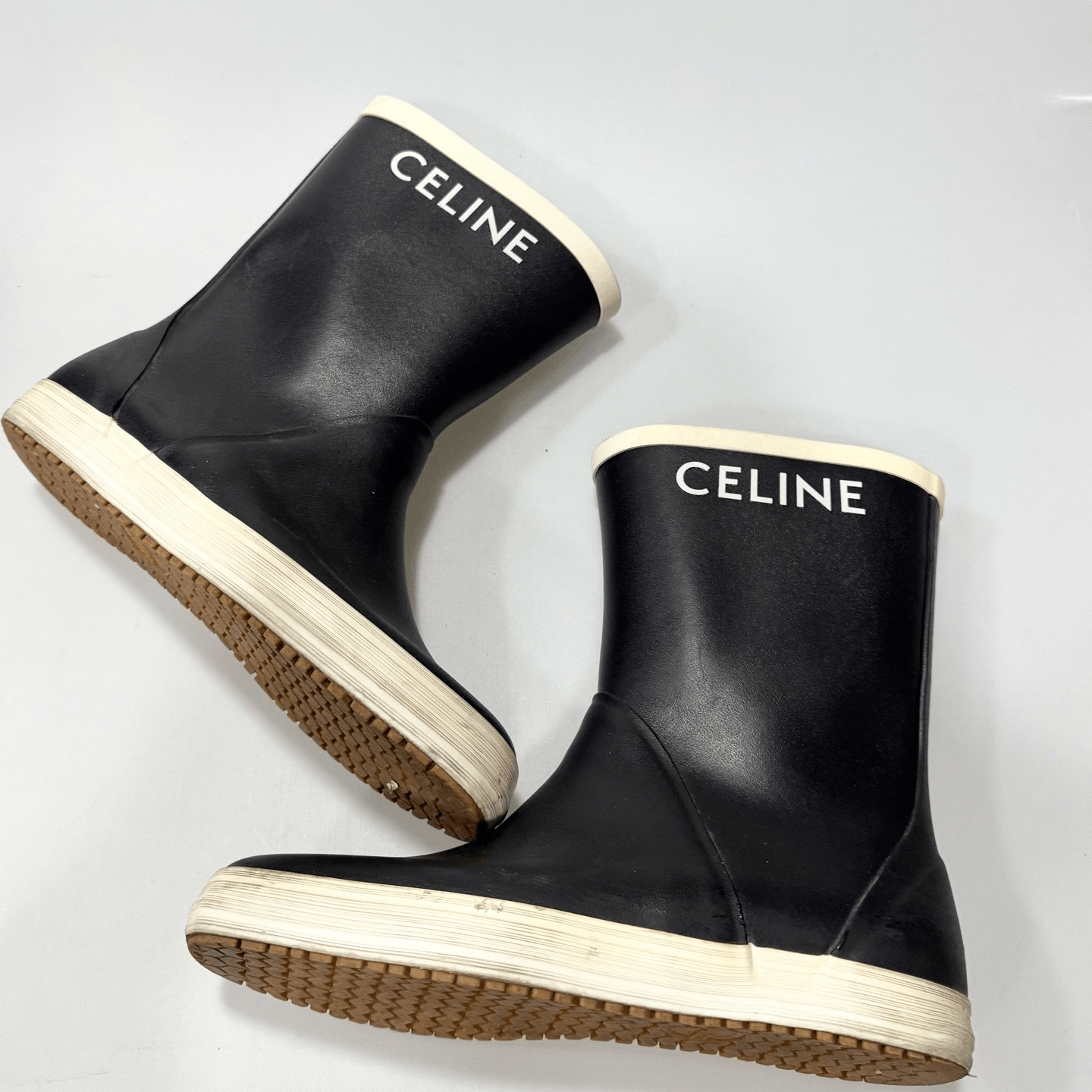 Celine Celine Rain Boots Size 38 Size US 7 / IT 37 - 2 Thumbnail