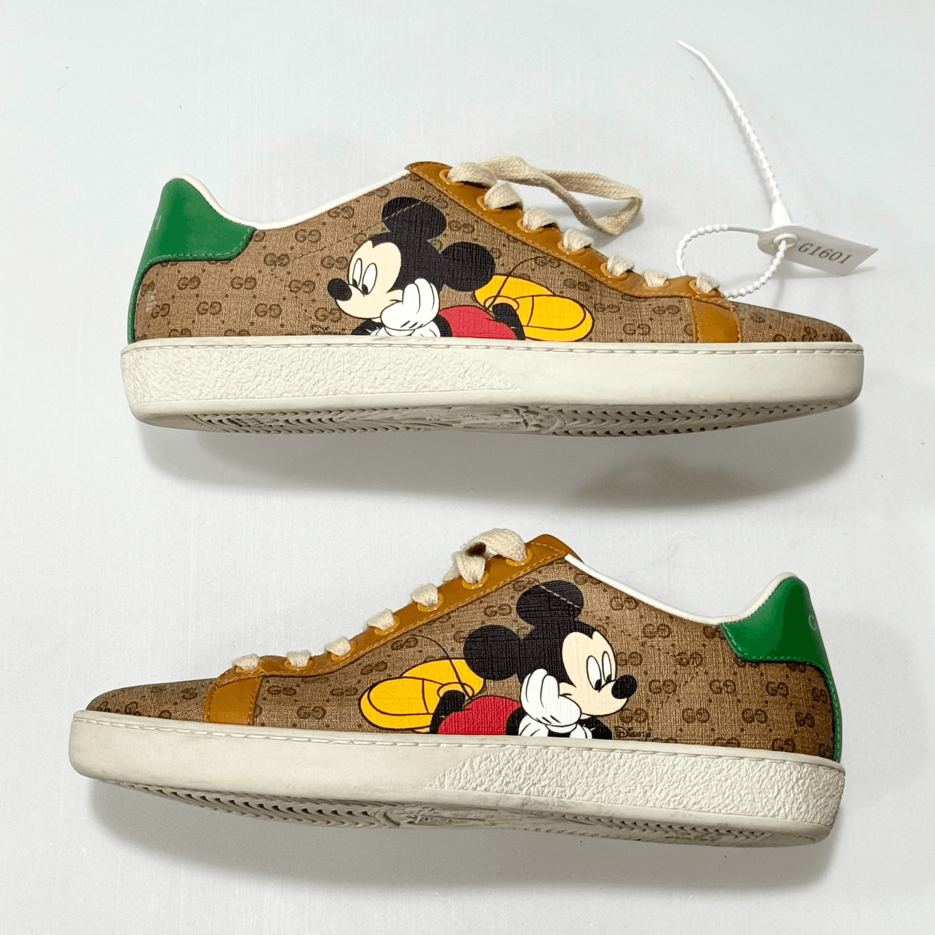 Gucci Gucci Mickey Mouse Double G Print Casual Shoes Size US 4.5 / IT 34.5 - 3 Thumbnail