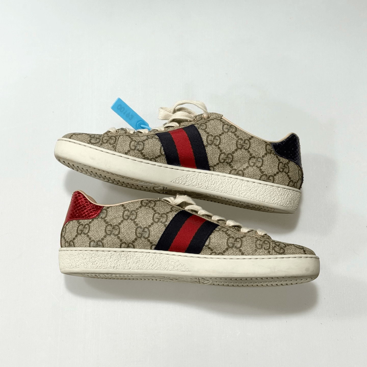 Gucci Gucci Classic Double G Print Shoes Size US 4.5 / IT 34.5 - 3 Thumbnail