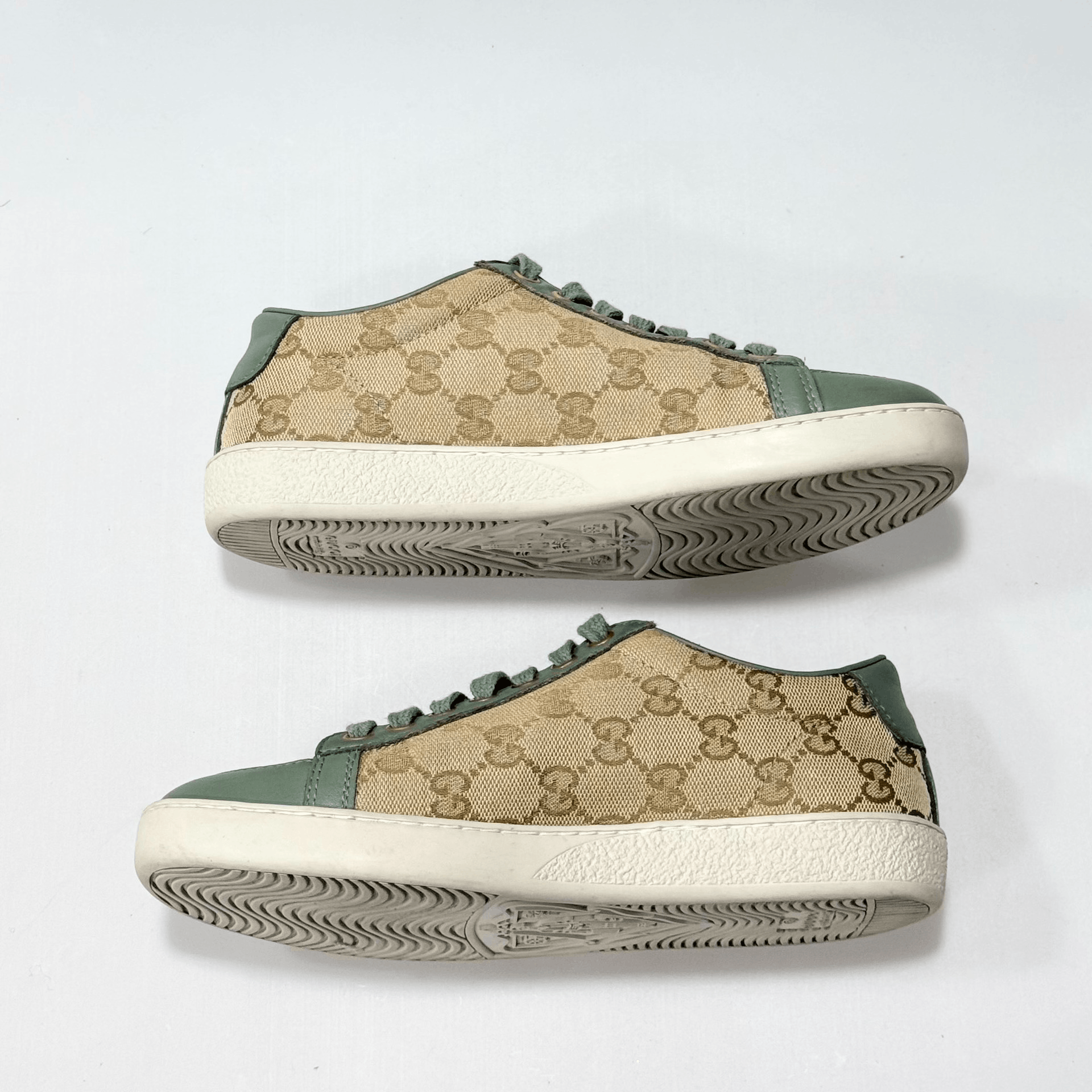 Gucci Gucci Double G All-Over Print Sneakers Size US 4 / IT 34 - 4 Thumbnail