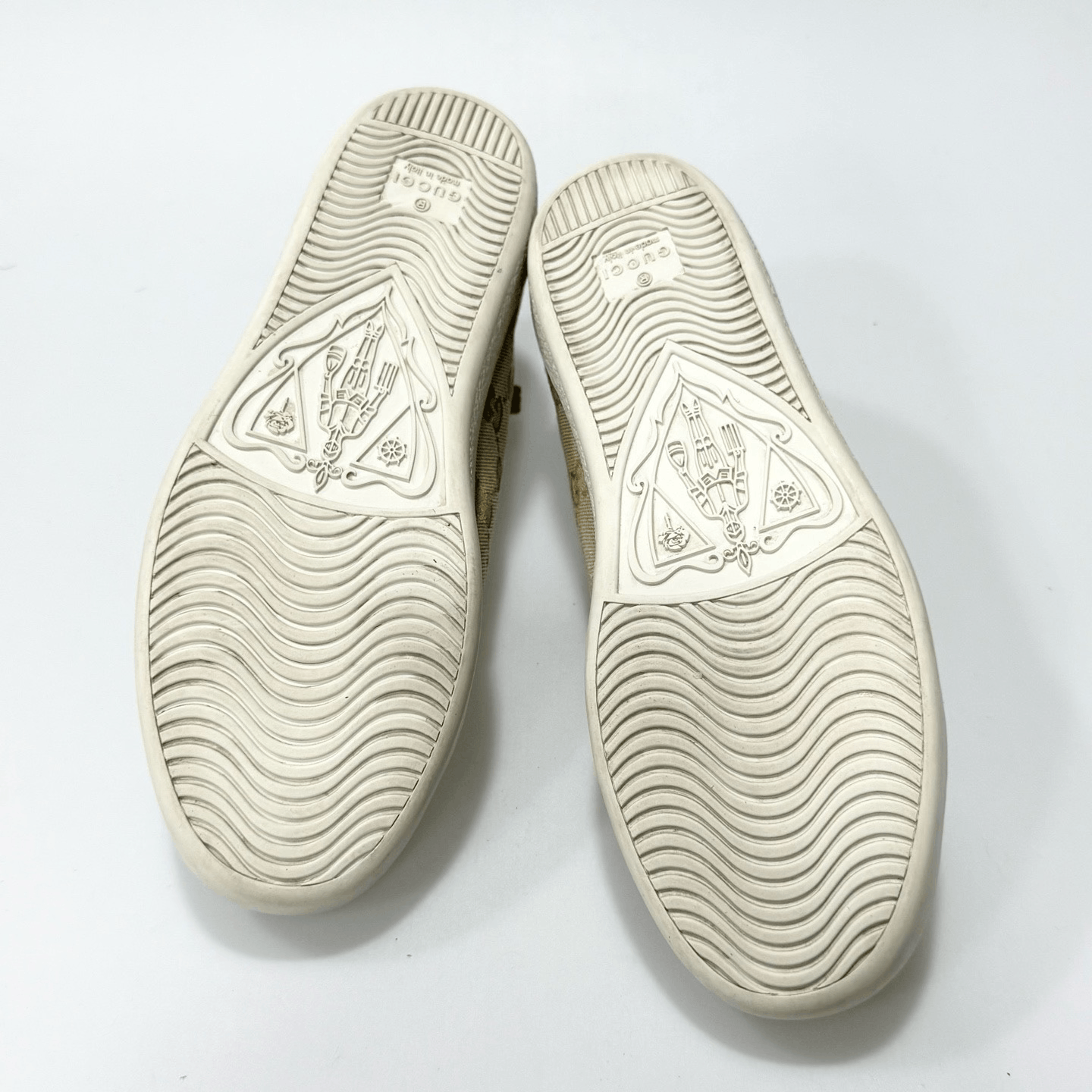 Gucci Gucci Double G All-Over Print Sneakers Size US 4 / IT 34 - 6 Thumbnail