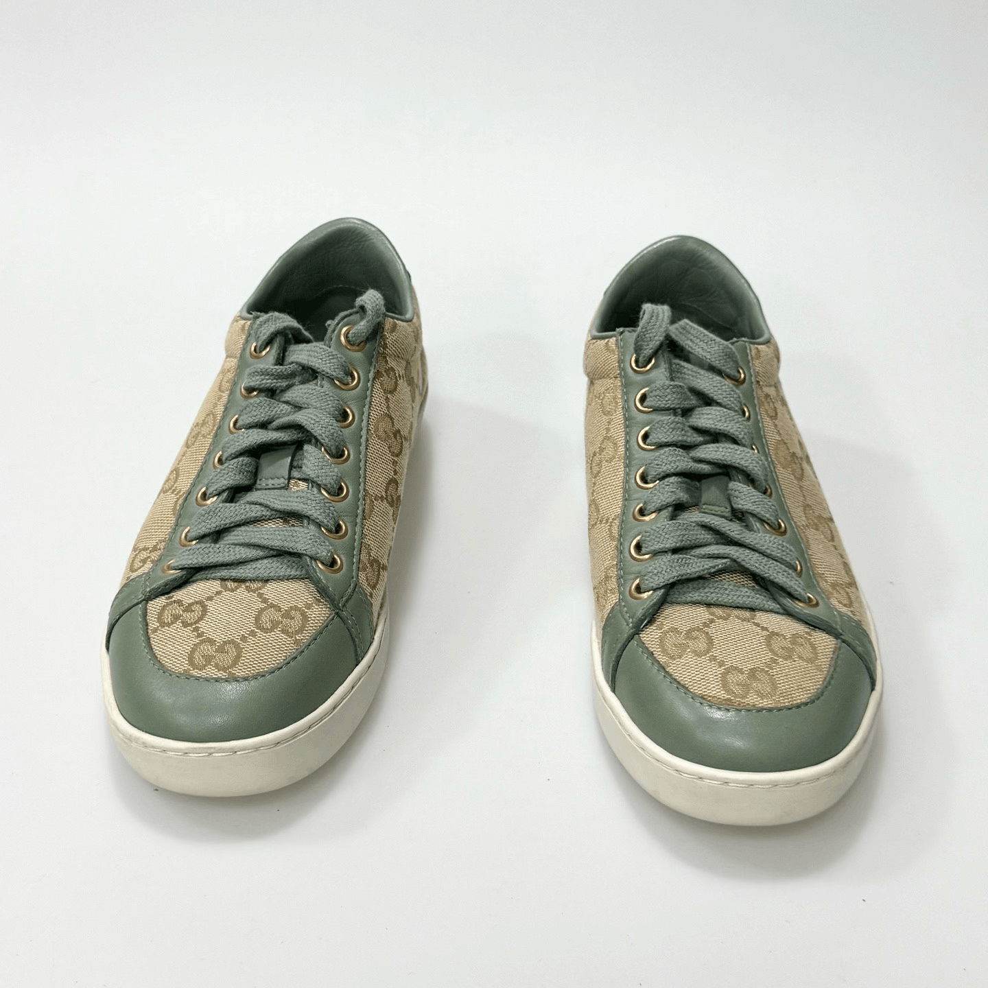 Gucci Gucci Double G All-Over Print Sneakers Size US 4 / IT 34 - 2 Thumbnail