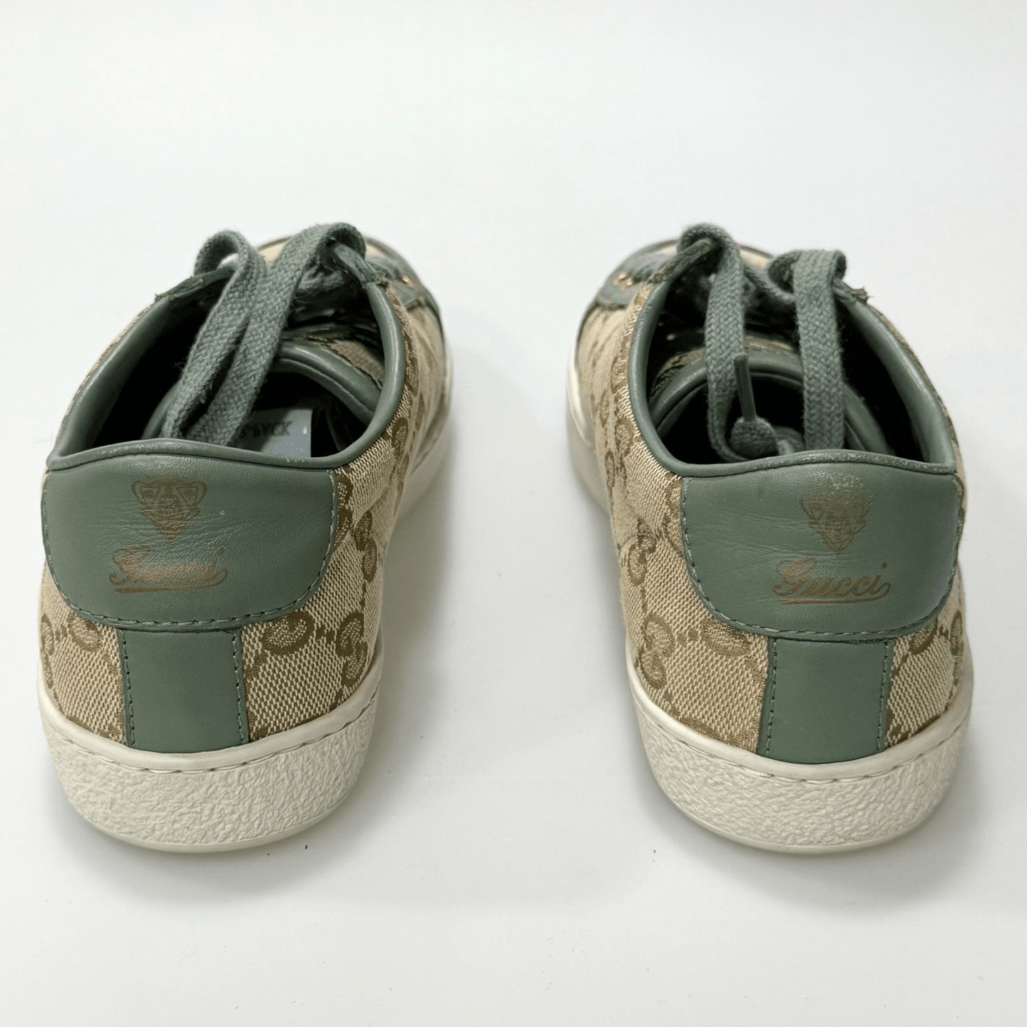 Gucci Gucci Double G All-Over Print Sneakers Size US 4 / IT 34 - 5 Thumbnail