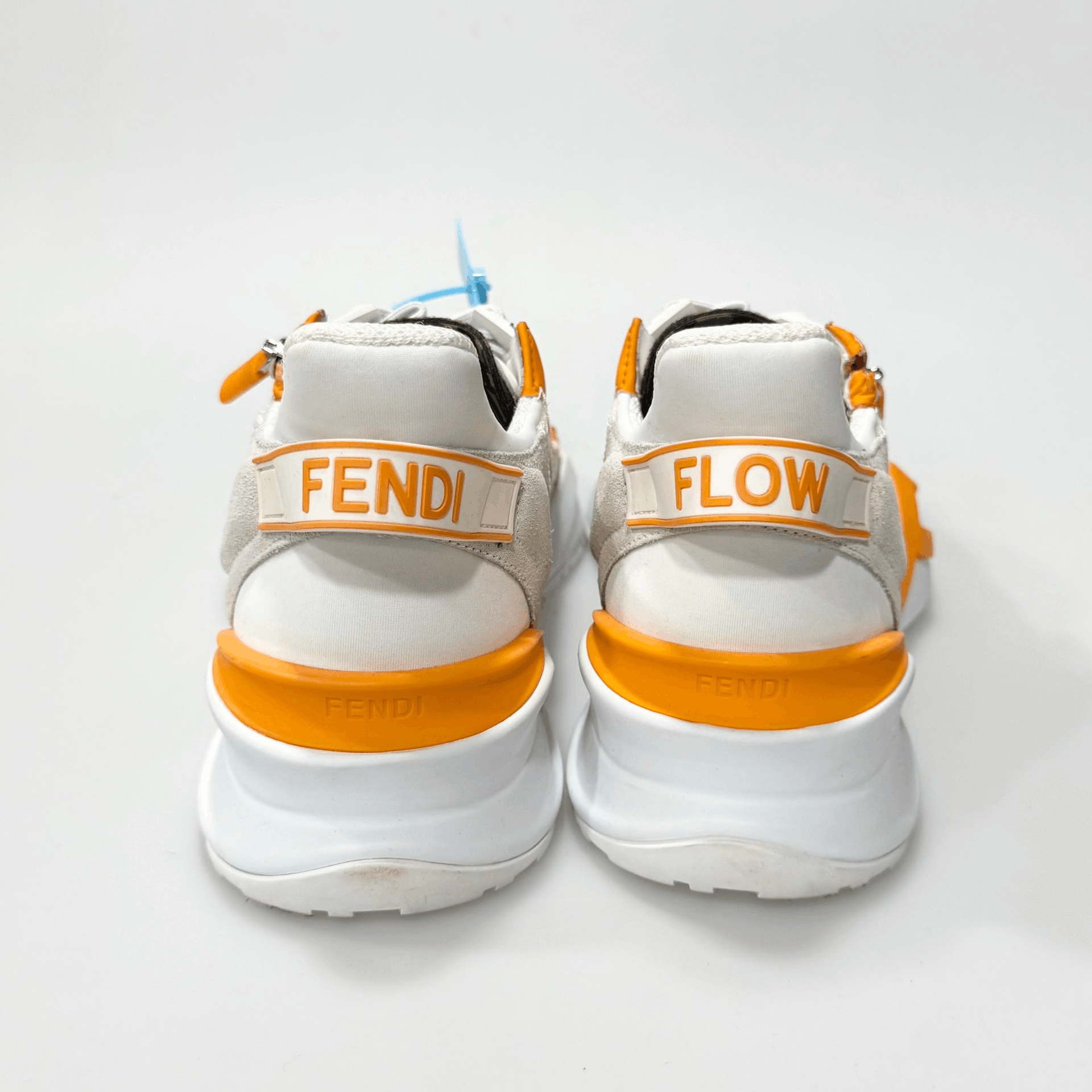 Fendi Fendi White Orange Casual Shoes Size US 6 / IT 36 - 5 Thumbnail