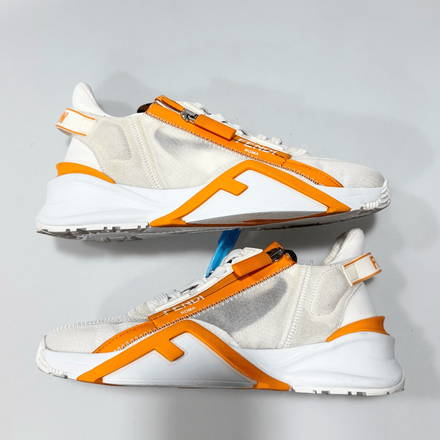 Fendi Fendi White Orange Casual Shoes Size US 6 / IT 36 - 2 Thumbnail