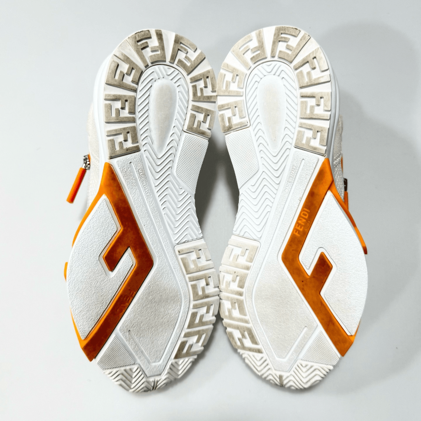 Fendi Fendi White Orange Casual Shoes Size US 6 / IT 36 - 6 Thumbnail
