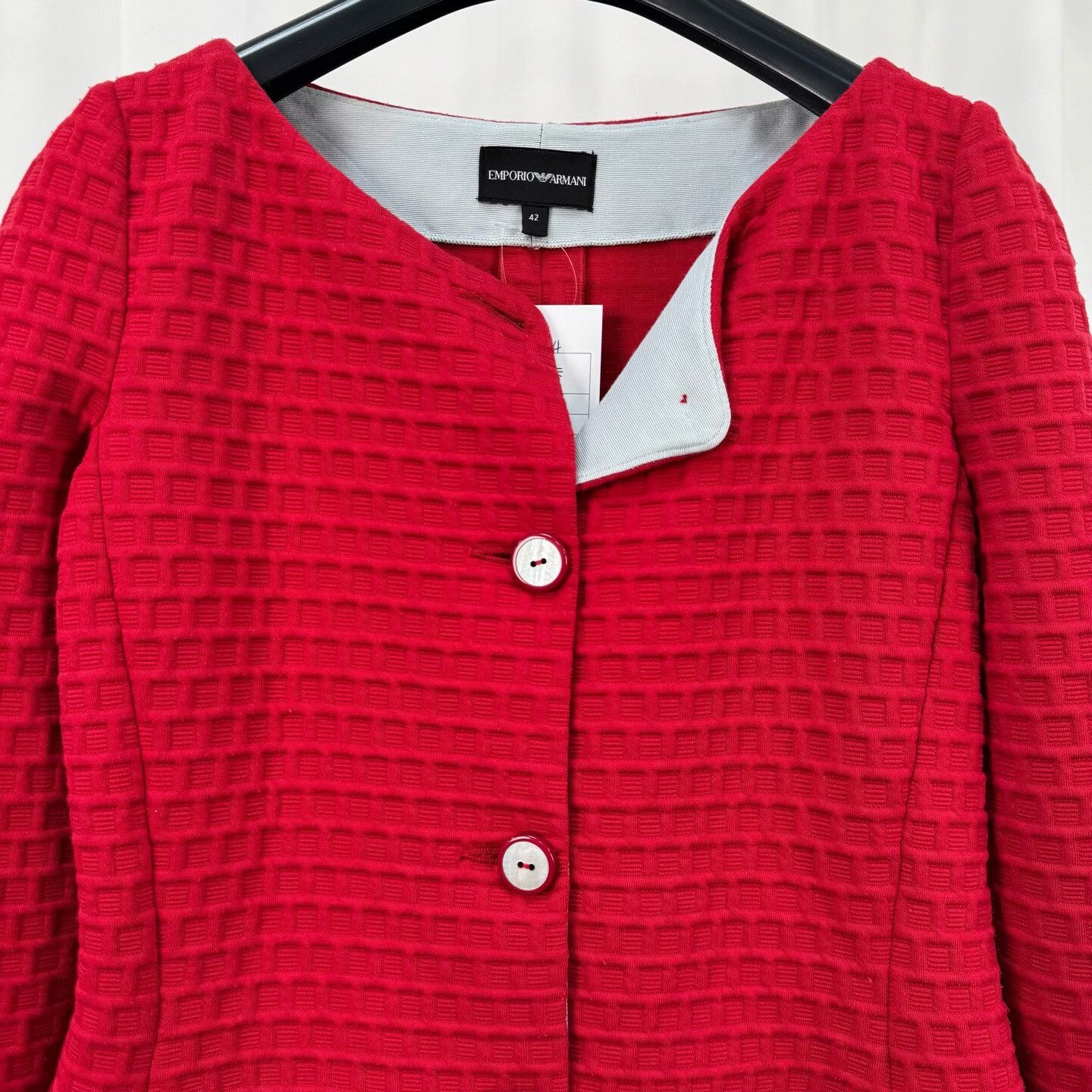 Armani Armani Embossed Knit Blazer Size M / US 6-8 / IT 42-44 - 3 Thumbnail