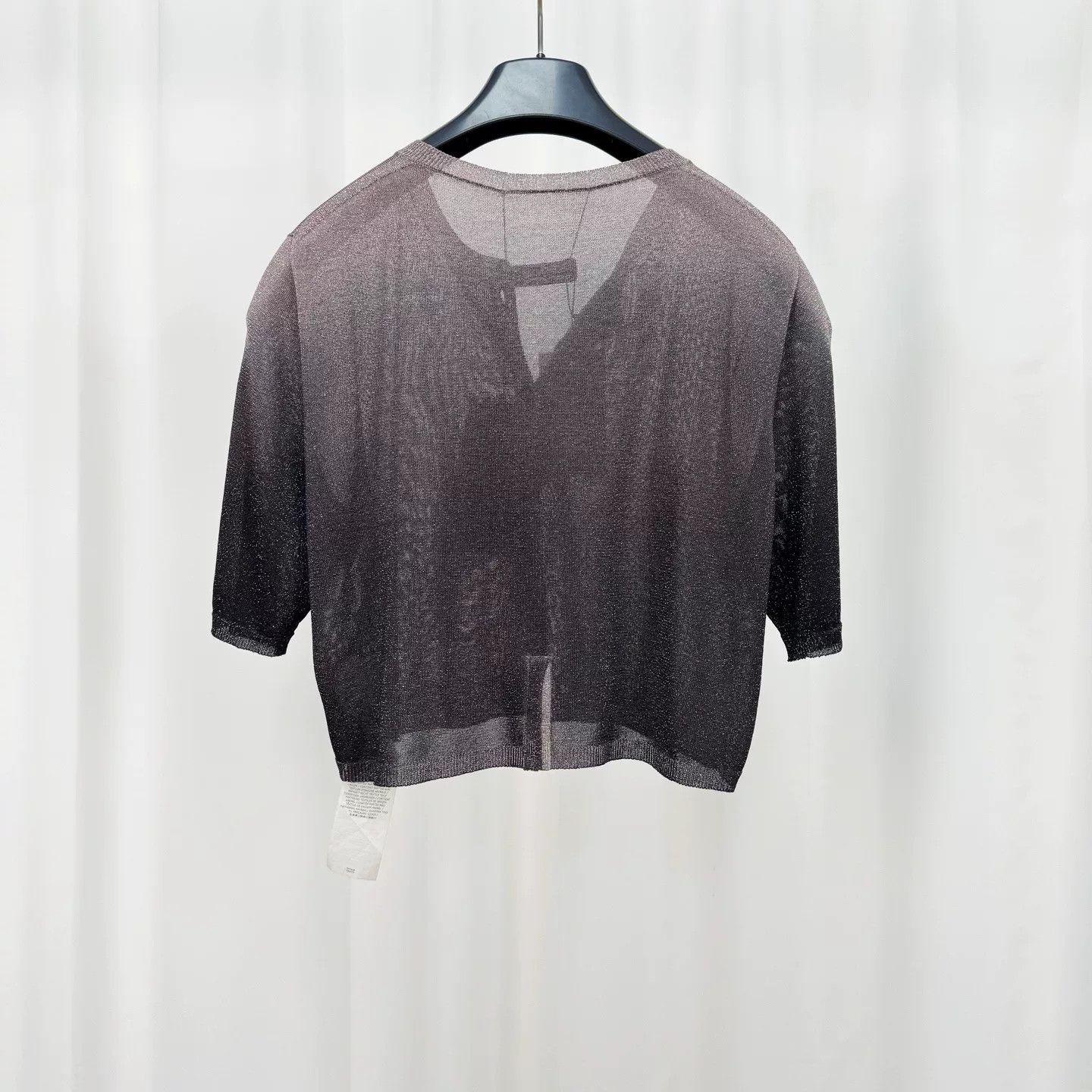 Max Mara Maxmara Gradient Glitter Knit Top Size M / US 6-8 / IT 42-44 - 2 Thumbnail
