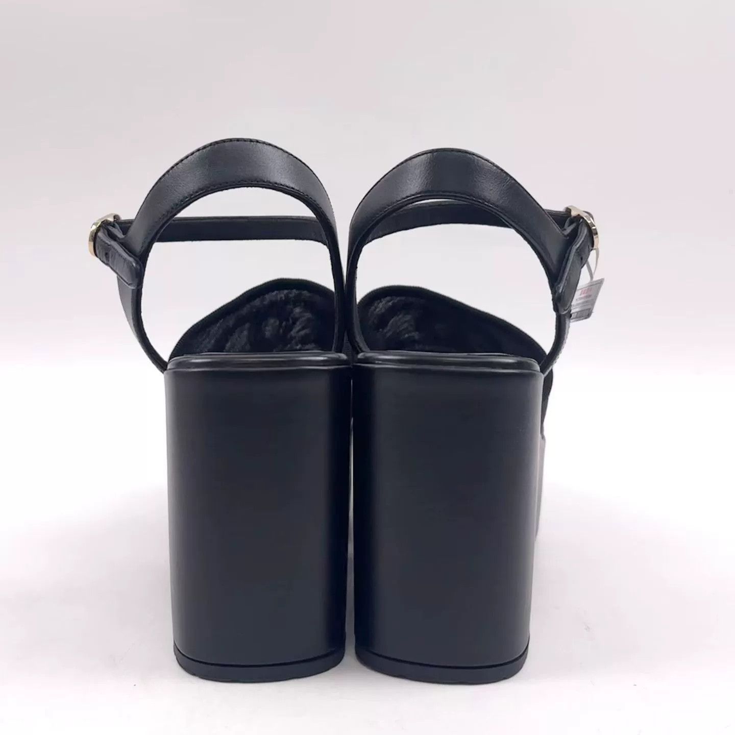 Chanel CHANEL New Black Platform Double C Sandals Size US 6 / IT 36 - 7 Thumbnail