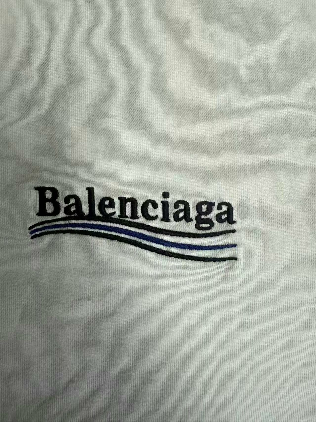 Balenciaga Balenciaga Embroidered Short-Sleeve Top Size XS / US 0-2 / IT 36-38 - 3 Thumbnail