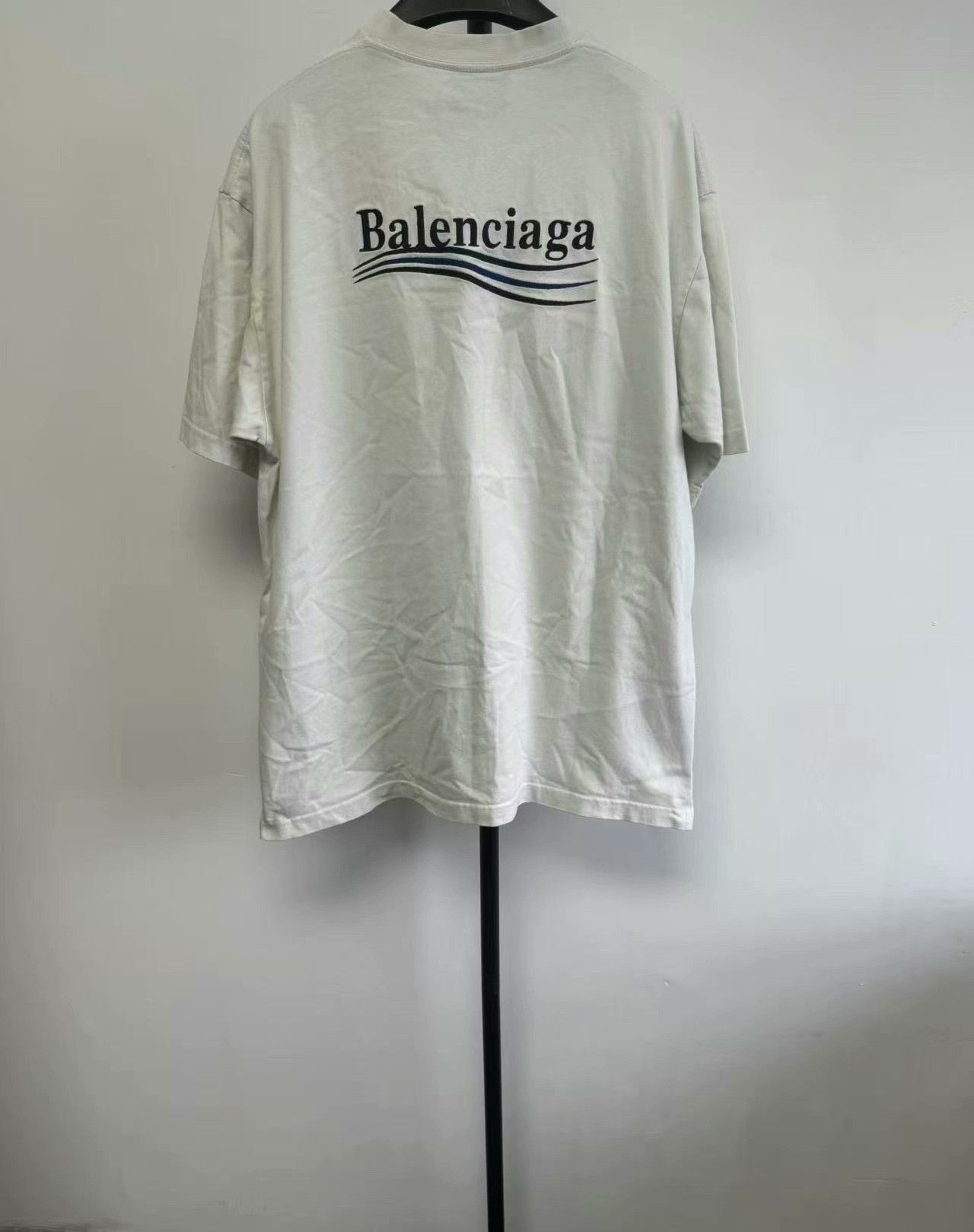 Balenciaga Balenciaga Embroidered Short-Sleeve Top Size XS / US 0-2 / IT 36-38 - 2 Thumbnail