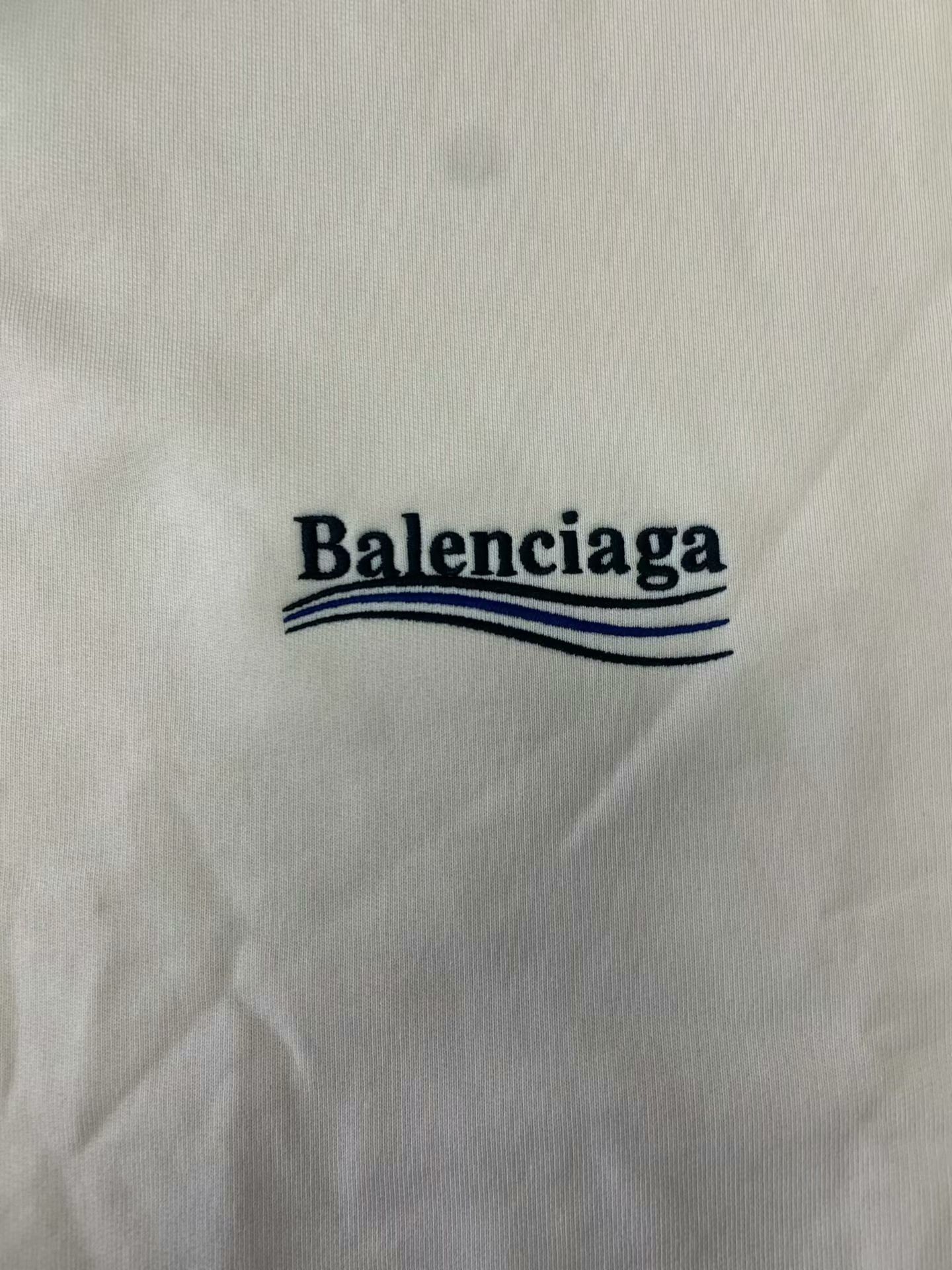 Balenciaga Balenciaga Logo Print Women's Beige Sweatshirt Size L / US 10 / IT 46 - 3 Thumbnail