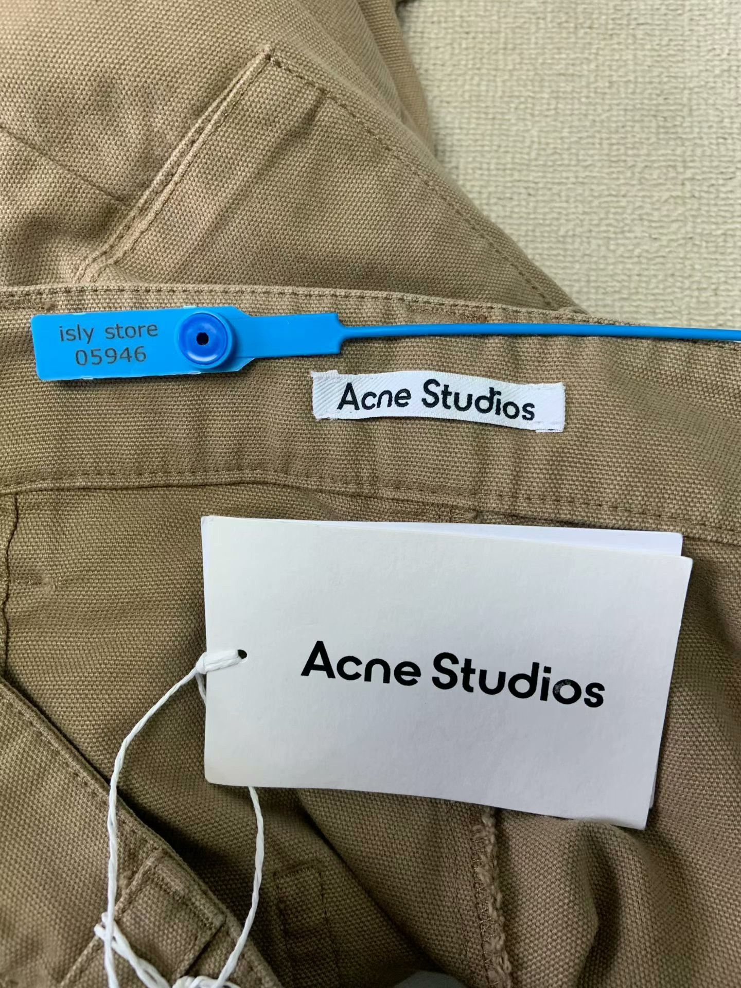 Acne Studios Acne Women's Beige Cargo Pants Size 36" / US 14 / IT 50 - 4 Thumbnail