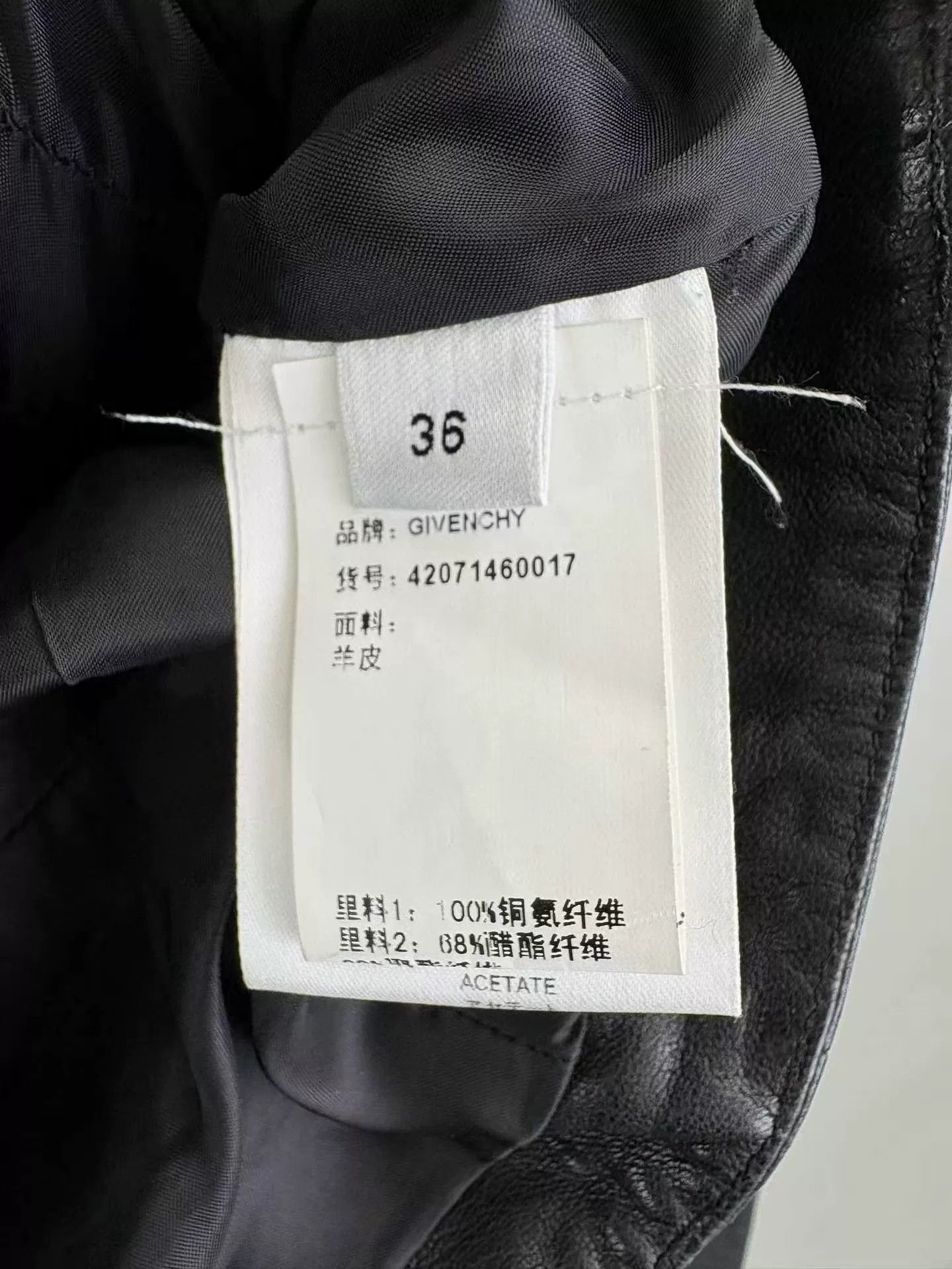 Givenchy Givenchy Lambskin Biker Jacket Size XS / US 0-2 / IT 36-38 - 5 Thumbnail