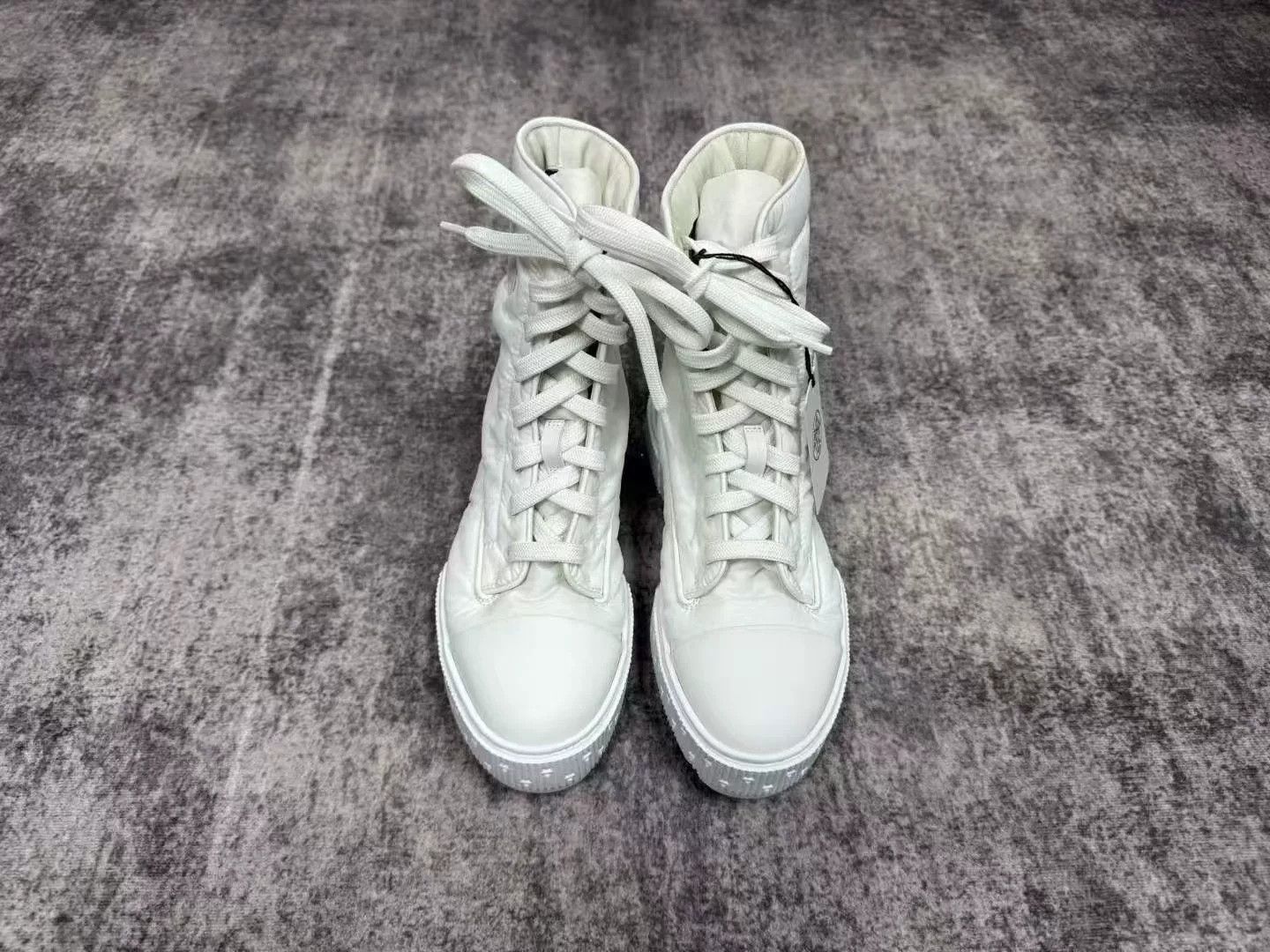 Hermes HERMES White High-Top Snow Boots Size US 4.5 / IT 34.5 - 3 Thumbnail