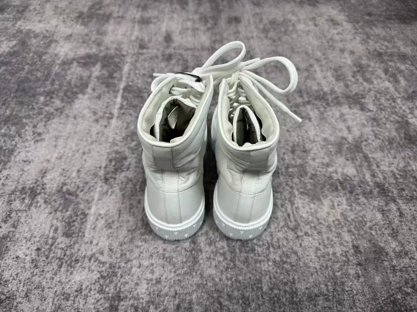 Hermes HERMES White High-Top Snow Boots Size US 4.5 / IT 34.5 - 4 Thumbnail