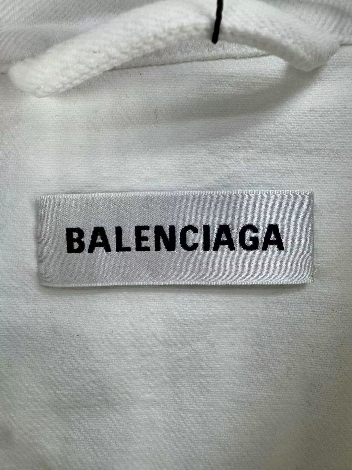 Balenciaga Balenciaga Back Letter Denim Jacket Size XXS / US 00 / IT 34 - 4 Thumbnail