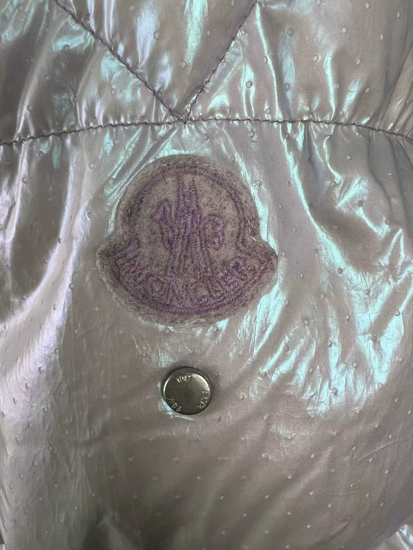 Moncler Moncler x ALYX Iridescent Hooded Down Jacket Size M / US 6-8 / IT 42-44 - 3 Thumbnail