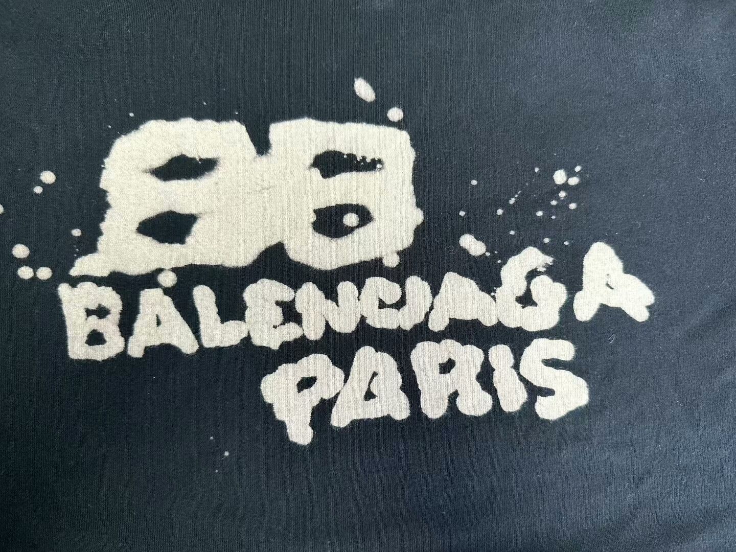 Balenciaga Balenciaga Letter Print Round Neck Short Sleeve Top Size XS / US 0-2 / IT 36-38 - 3 Thumbnail