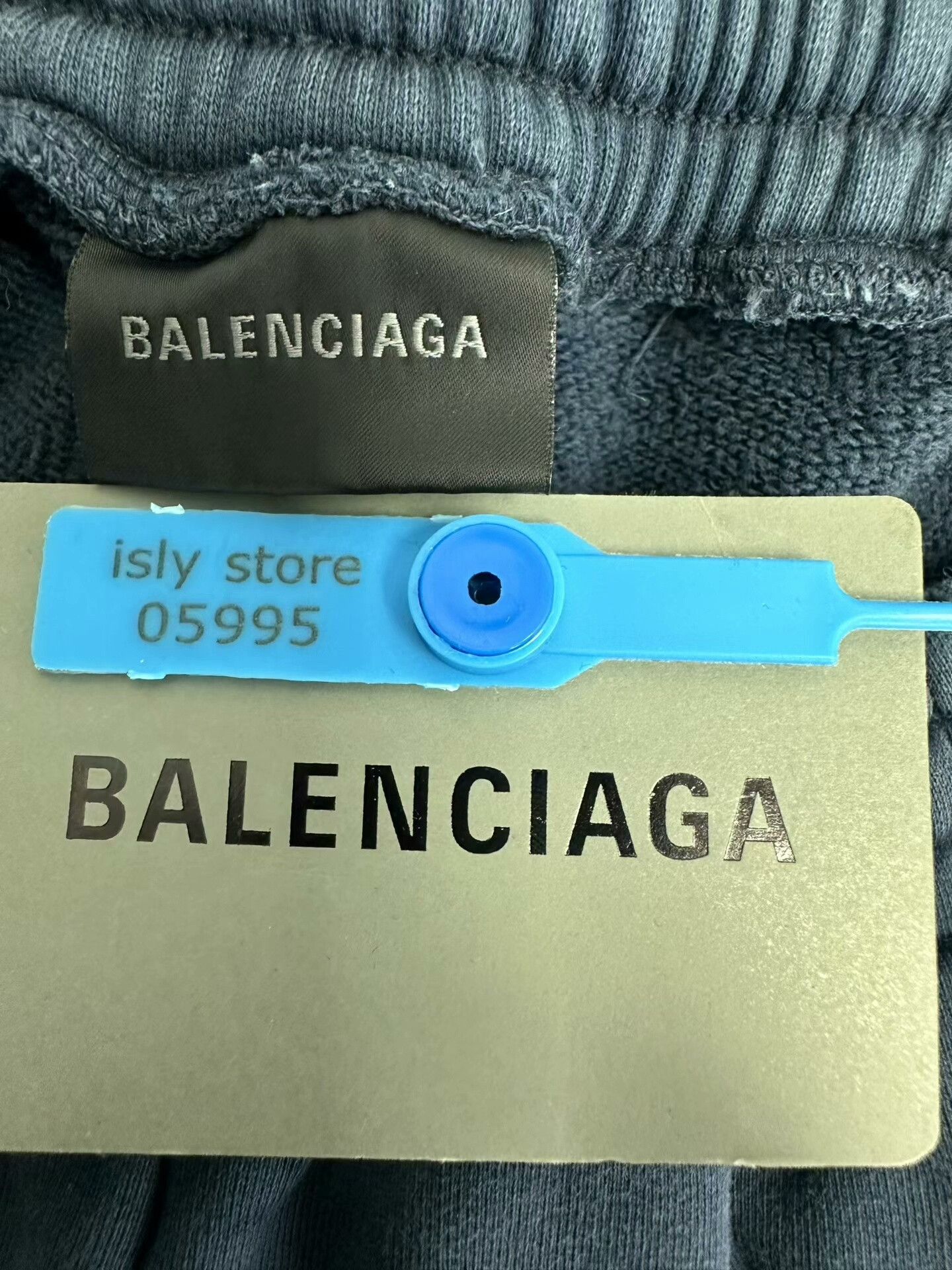 Balenciaga Balenciaga Cotton Wide-Leg Elastic Waist Pants Size 22" - 4 Thumbnail