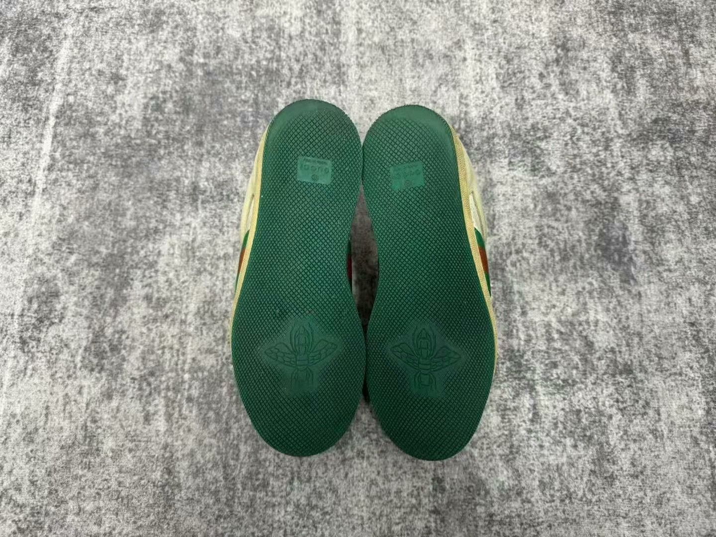 Gucci Gucci Red Green Dirty Sneakers Size US 5.5 / IT 35.5 - 7 Thumbnail