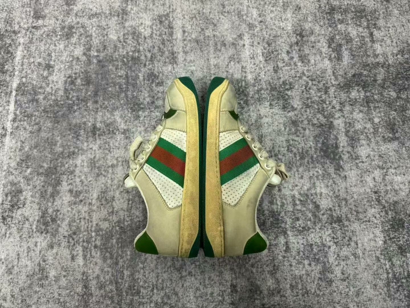 Gucci Gucci Red Green Dirty Sneakers Size US 5.5 / IT 35.5 - 5 Thumbnail