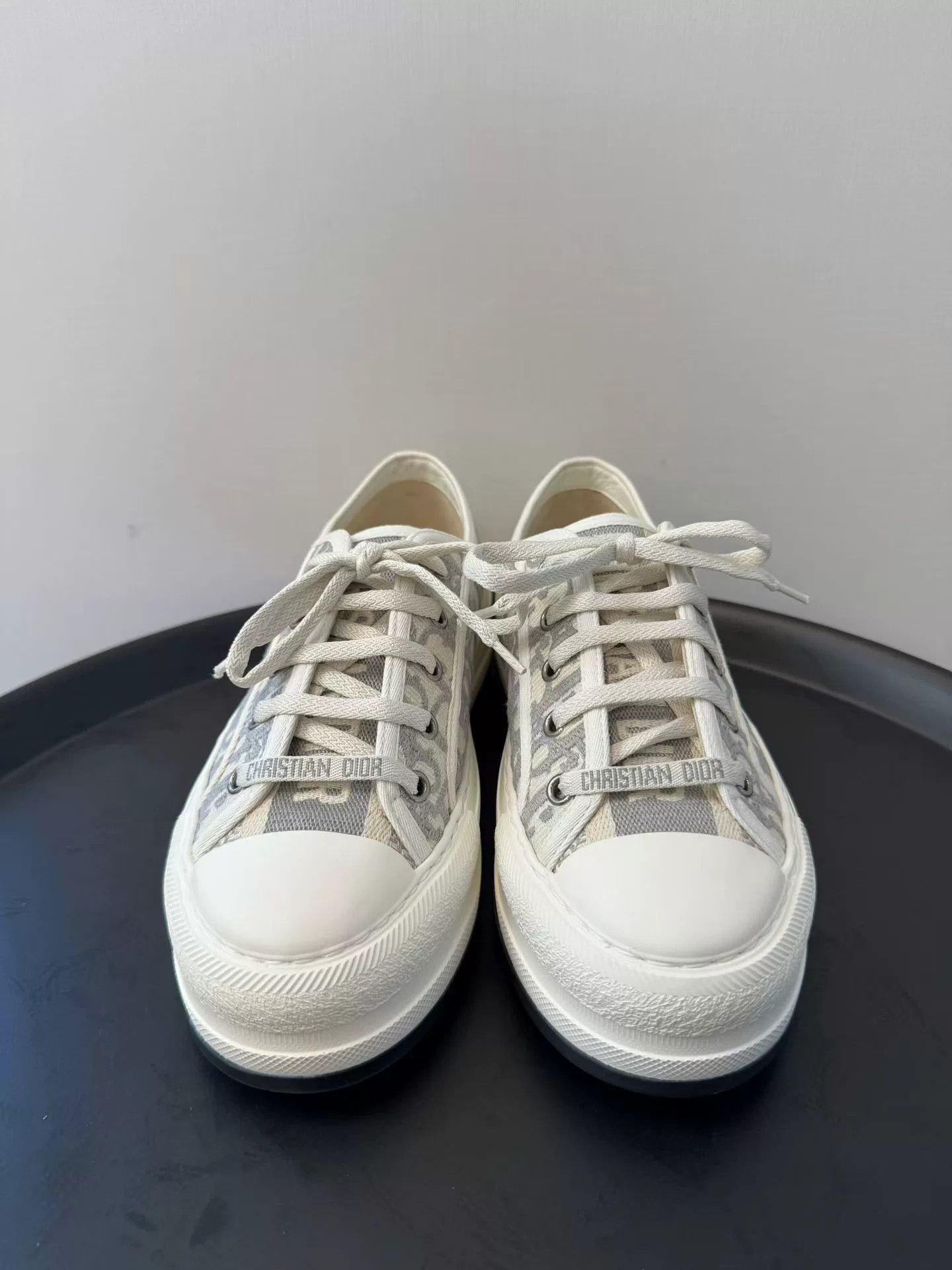 Dior Dior Oblique Low-Top Logo Platform Sneakers Size US 5.5 / IT 35.5 - 3 Thumbnail