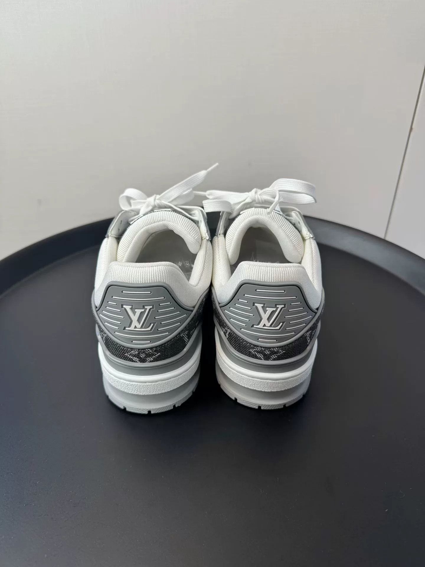 Louis Vuitton Louis Vuitton Gray Denim Trainer Sneakers Size US 6.5 / IT 36.5 - 4 Thumbnail