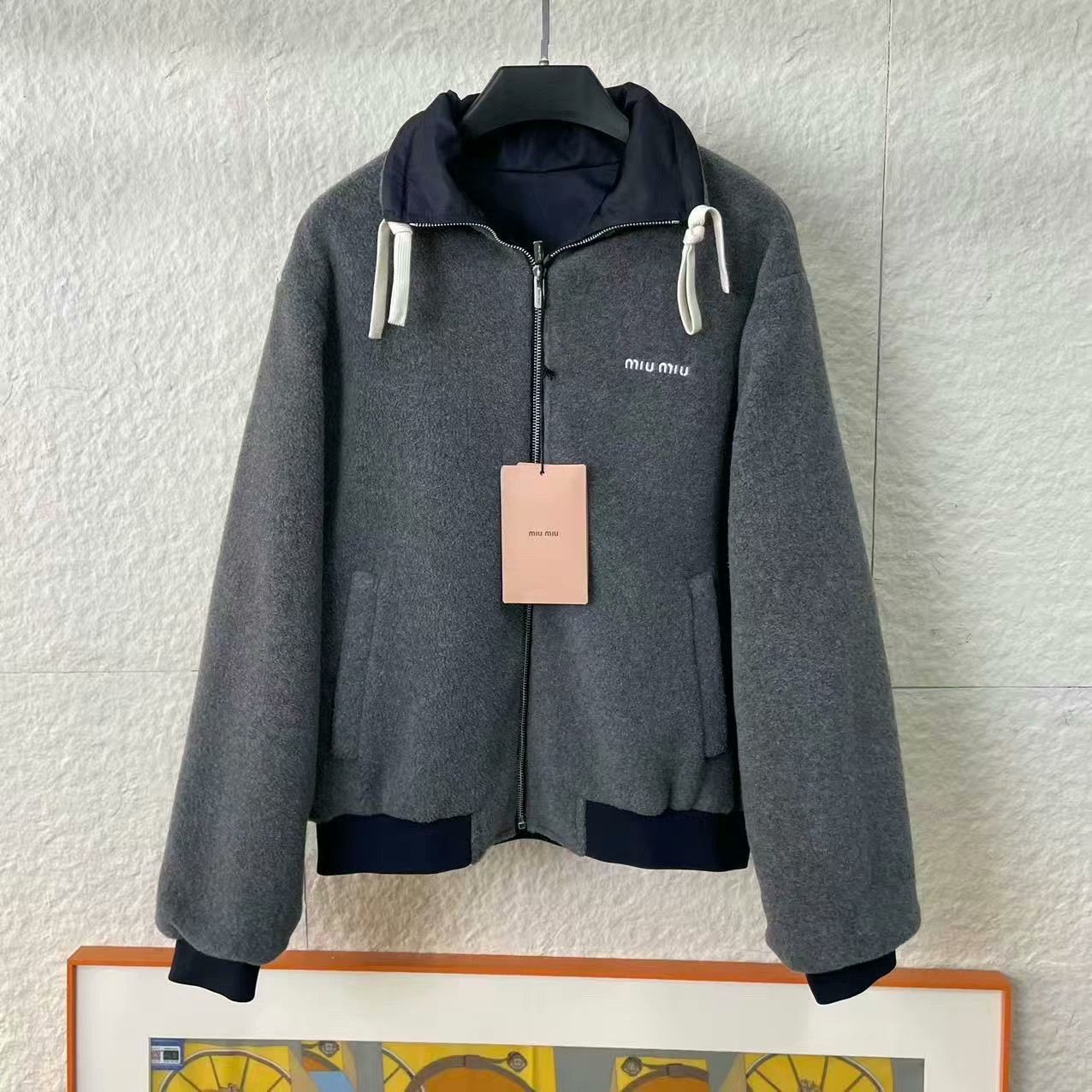 Miu Miu Miumiu Reversible Fleece Jacket Size XS / US 0-2 / IT 36-38 - 3 Thumbnail