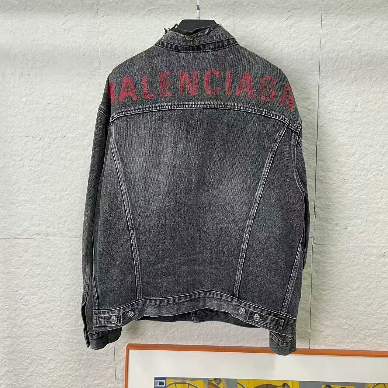 Balenciaga Balenciaga Back Letter Jacket Size XXS / US 00 / IT 34 - 2 Thumbnail