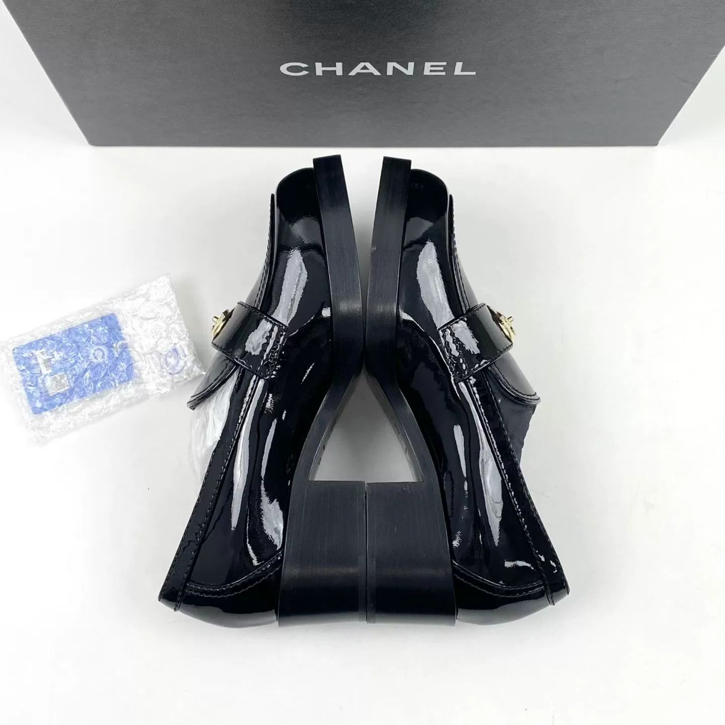 Chanel Chanel Heart Gold Buckle Loafers Size US 5.5 / IT 35.5 - 3 Thumbnail