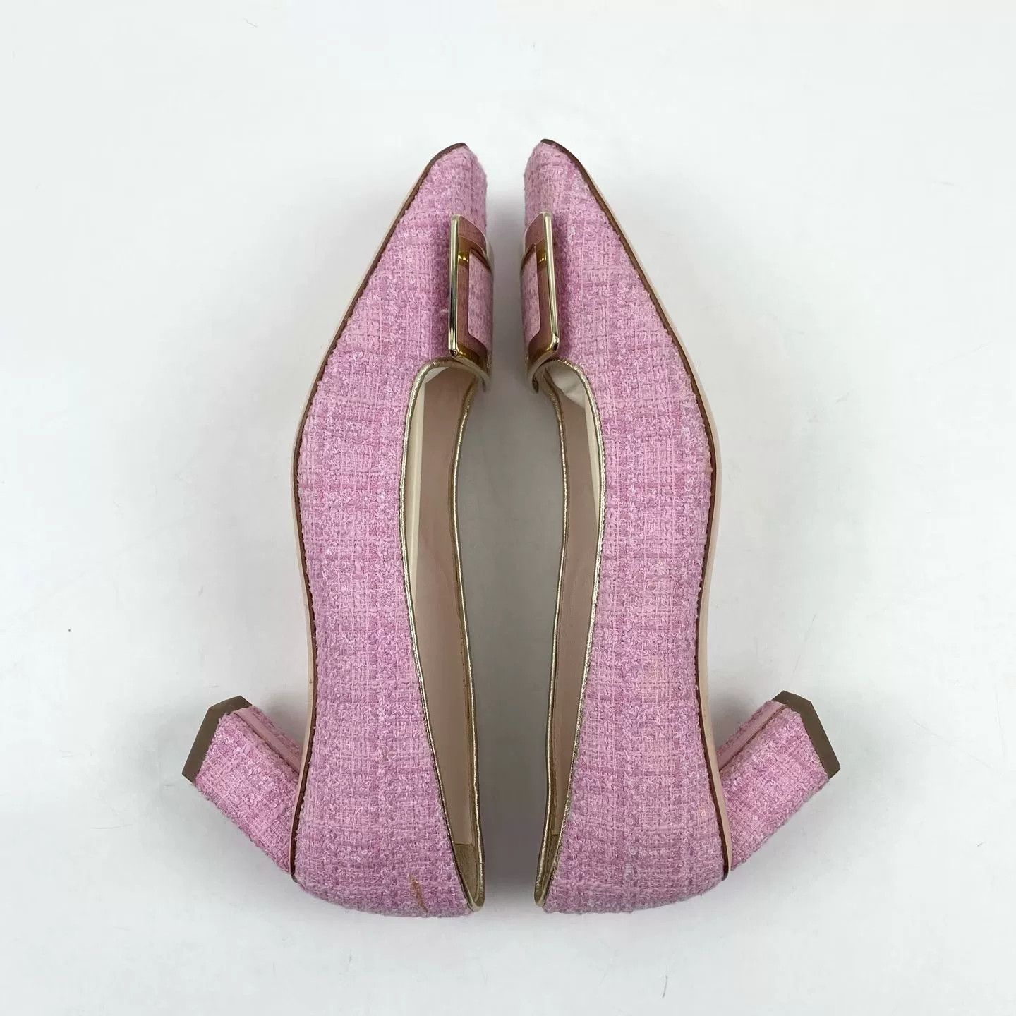 Roger Vivier RV Pink Women's Shoes Size 37 Size US 6 / IT 36 - 4 Thumbnail