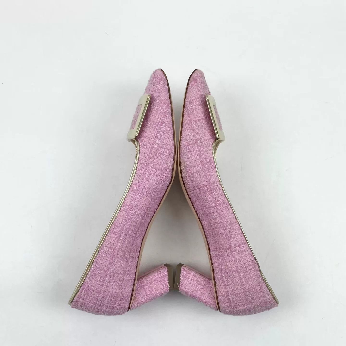 Roger Vivier RV Pink Women's Shoes Size 37 Size US 6 / IT 36 - 3 Thumbnail