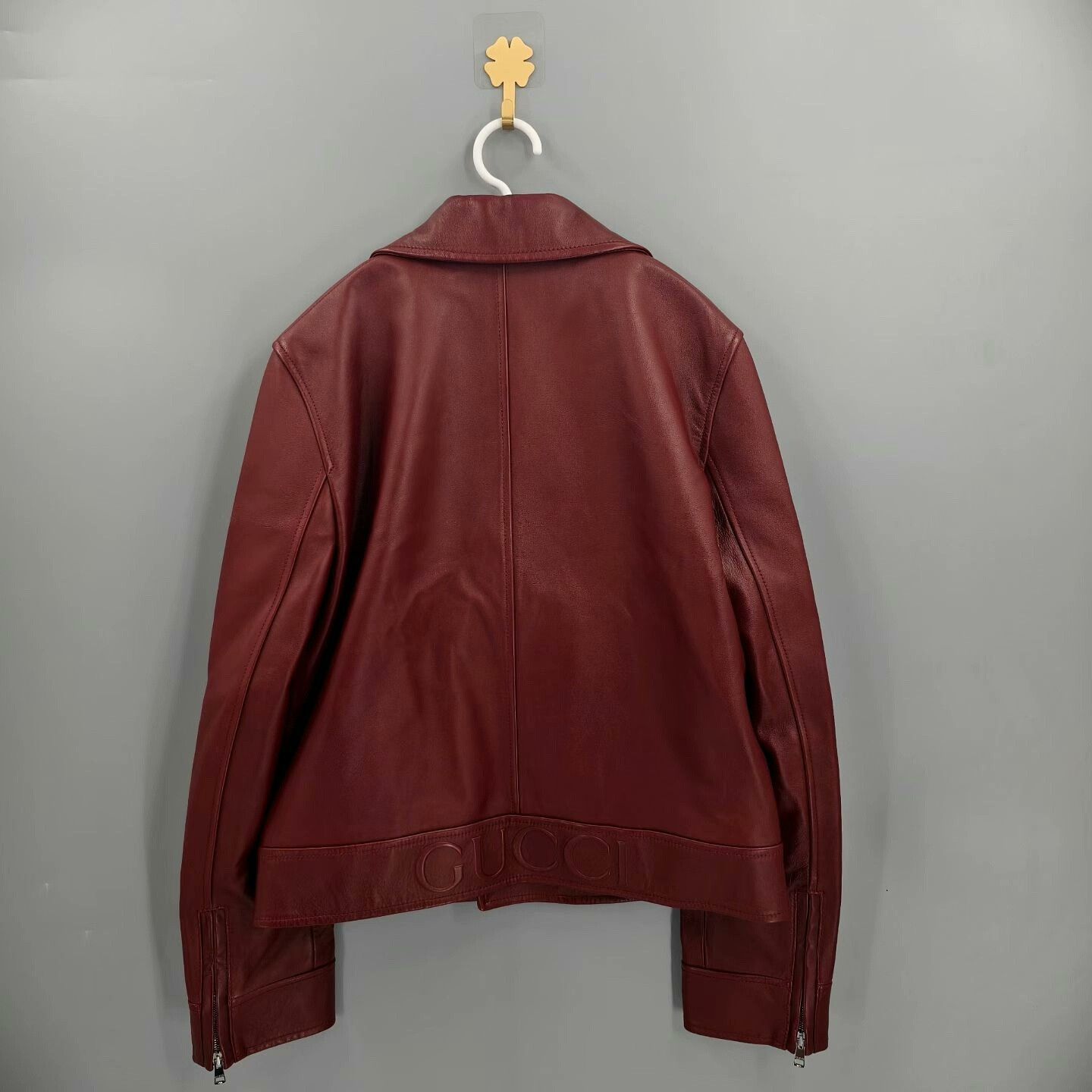 Gucci Gucci 26SS Women's Leather Jacket Size M / US 6-8 / IT 42-44 - 2 Thumbnail