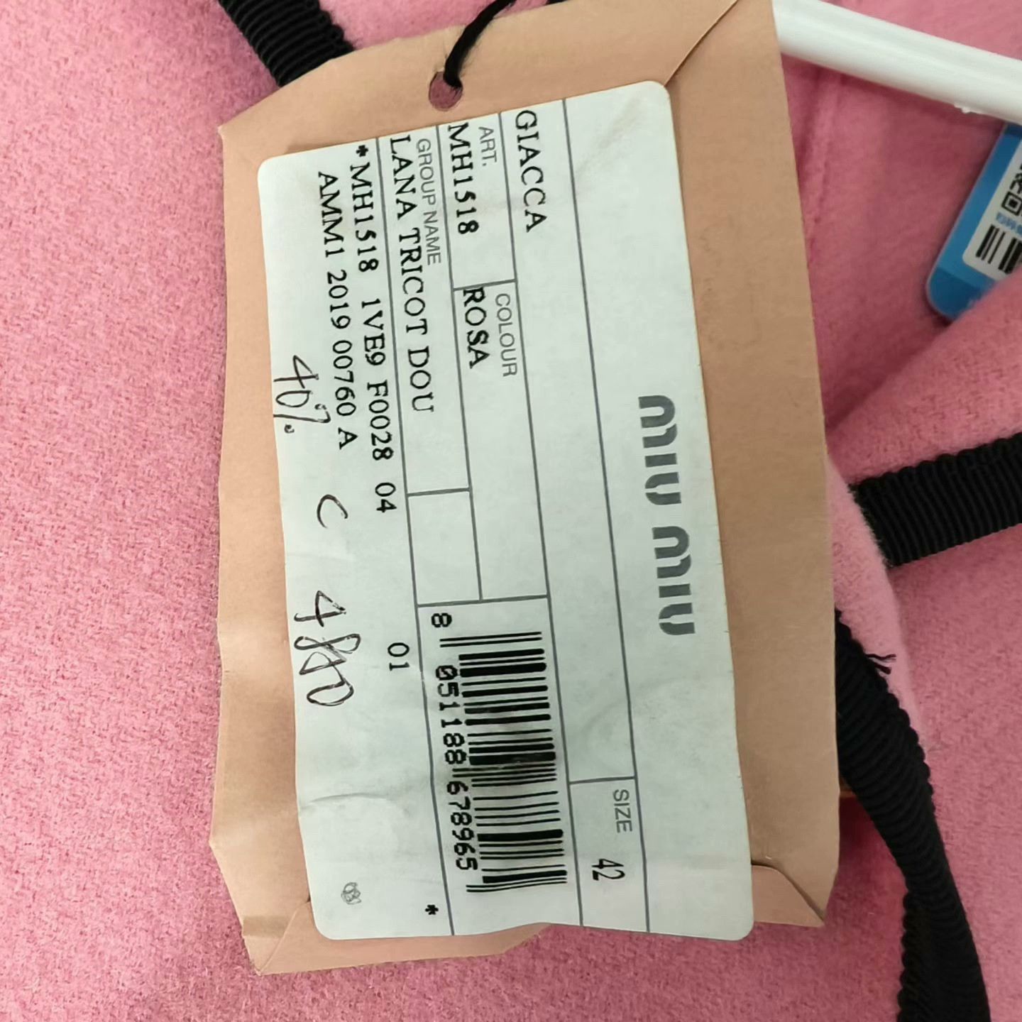 Miu Miu MiuMiu Rose Pink Wool Blazer Size M / US 6-8 / IT 42-44 - 7 Thumbnail