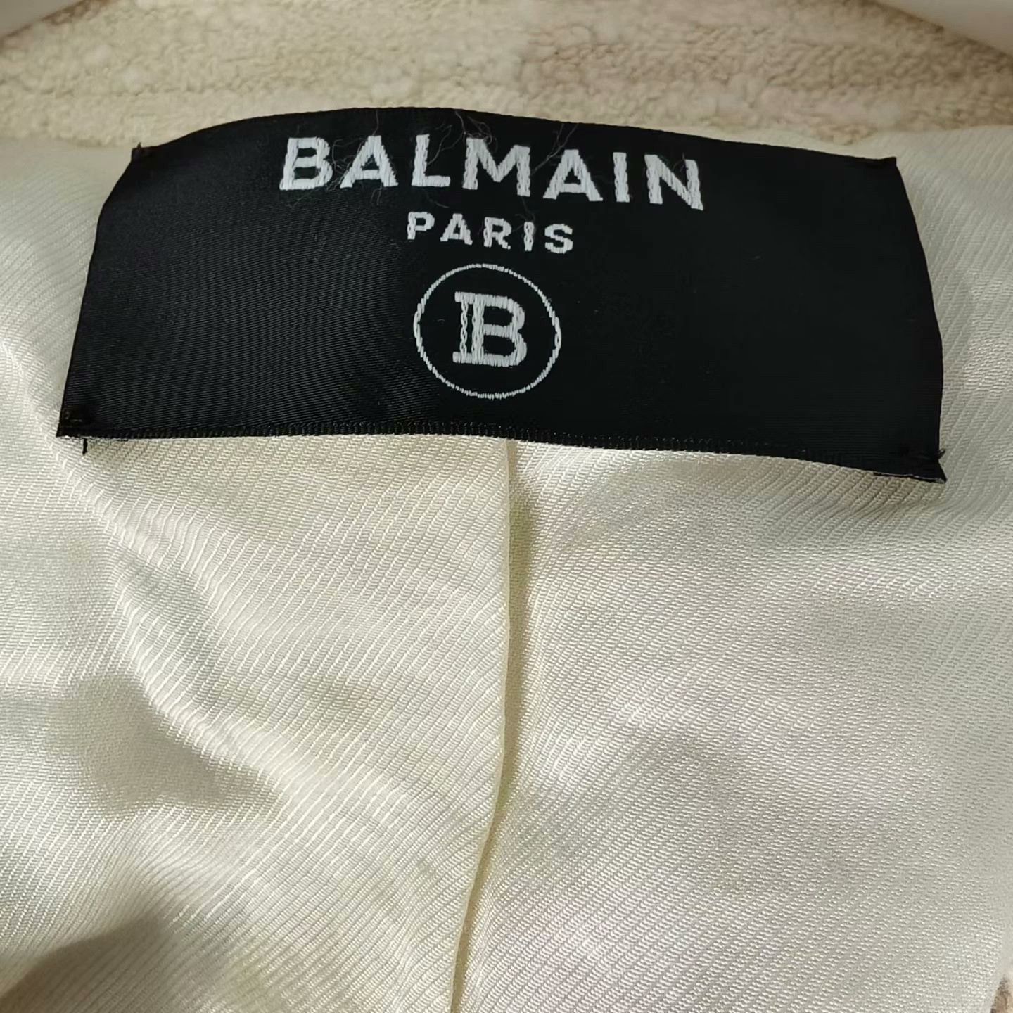 Balmain Balmain White Knit Coat Size S / US 4 / IT 40 - 4 Thumbnail