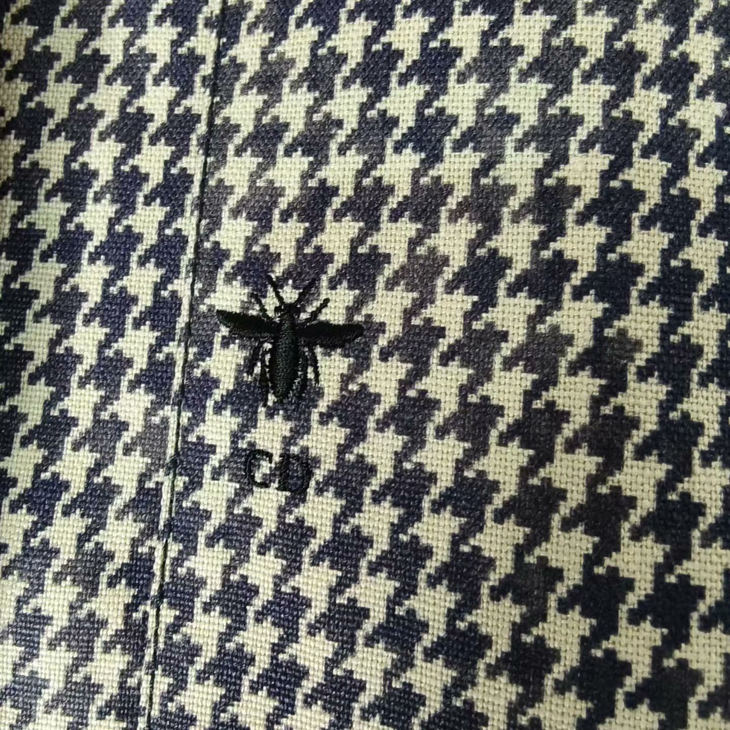 Dior Dior Houndstooth Double-Breasted Blazer Size S / US 4 / IT 40 - 3 Thumbnail